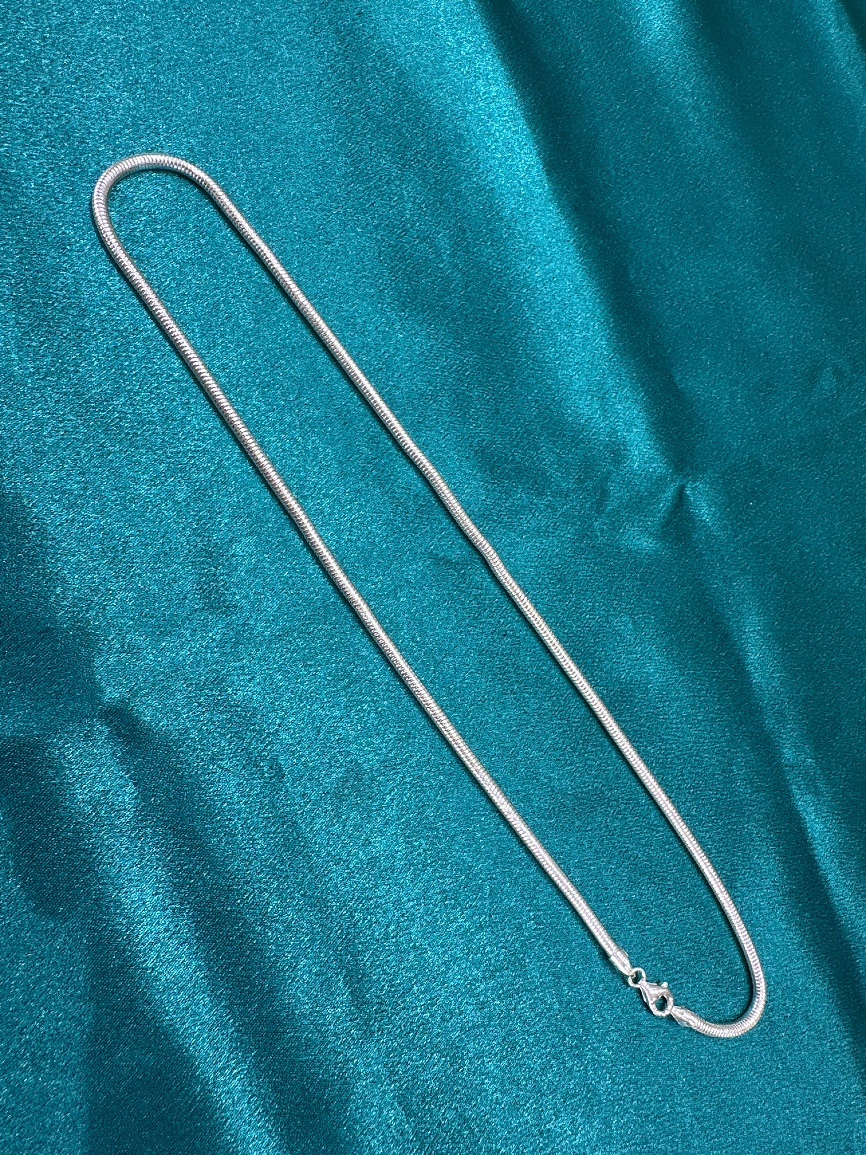 3mm snake silver chain