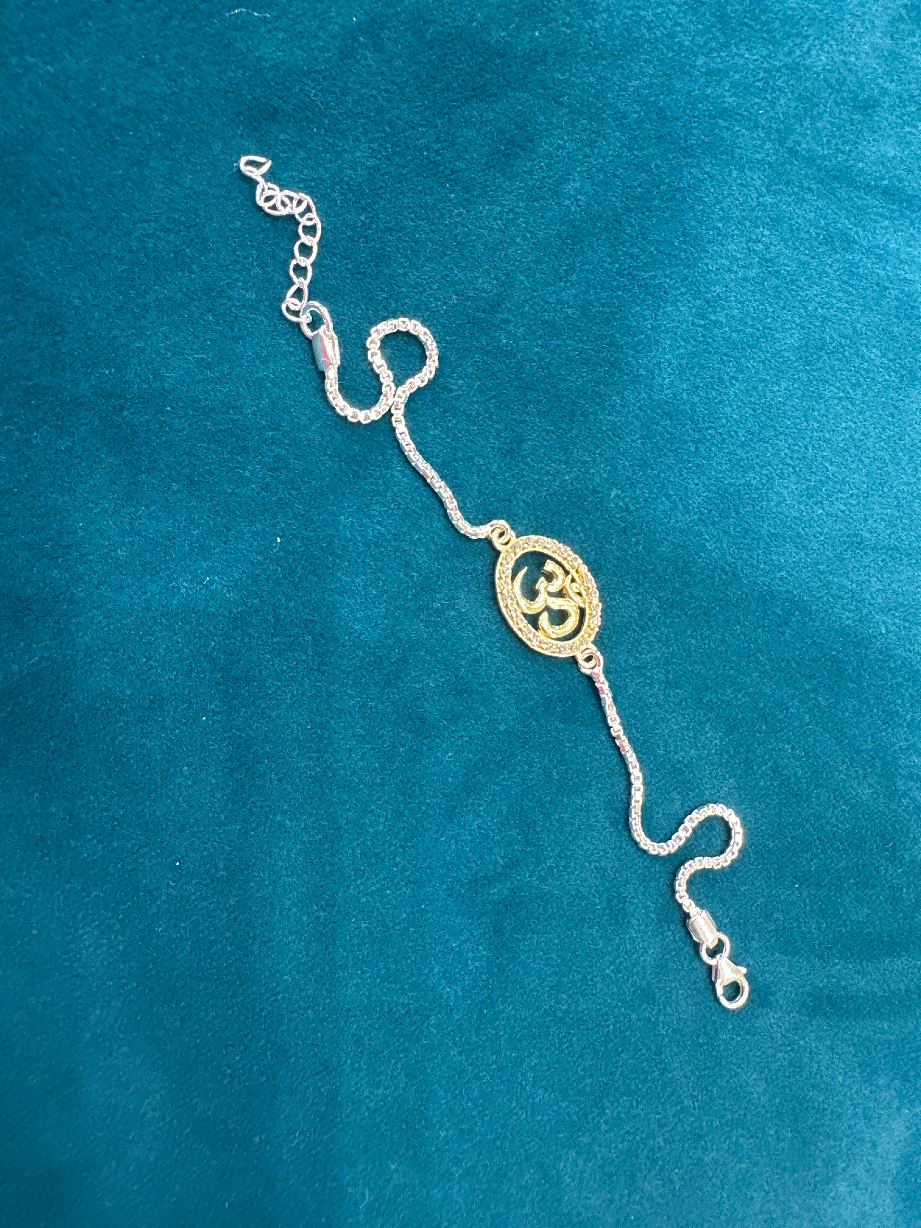Silver Fancy Rakhi