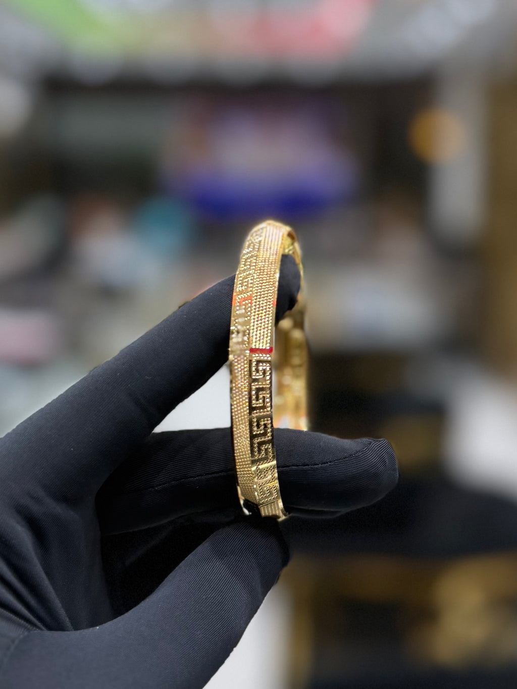 22K Men’s Gold CNC Kara