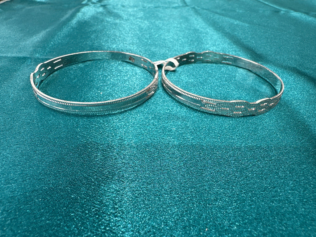 Designer Silver Bangles