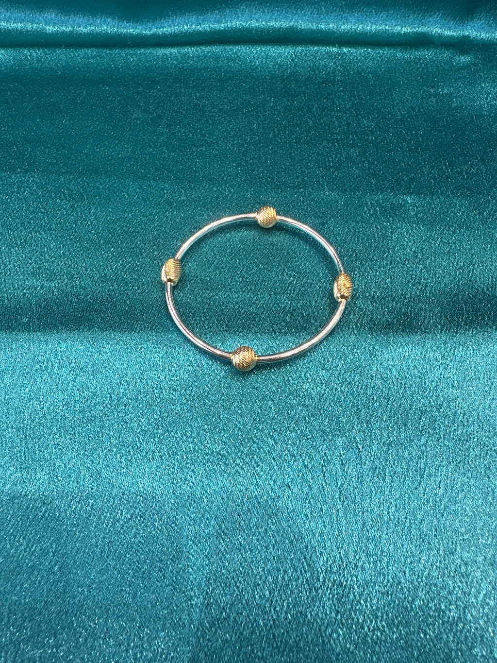 Fancy Silver baby bangles