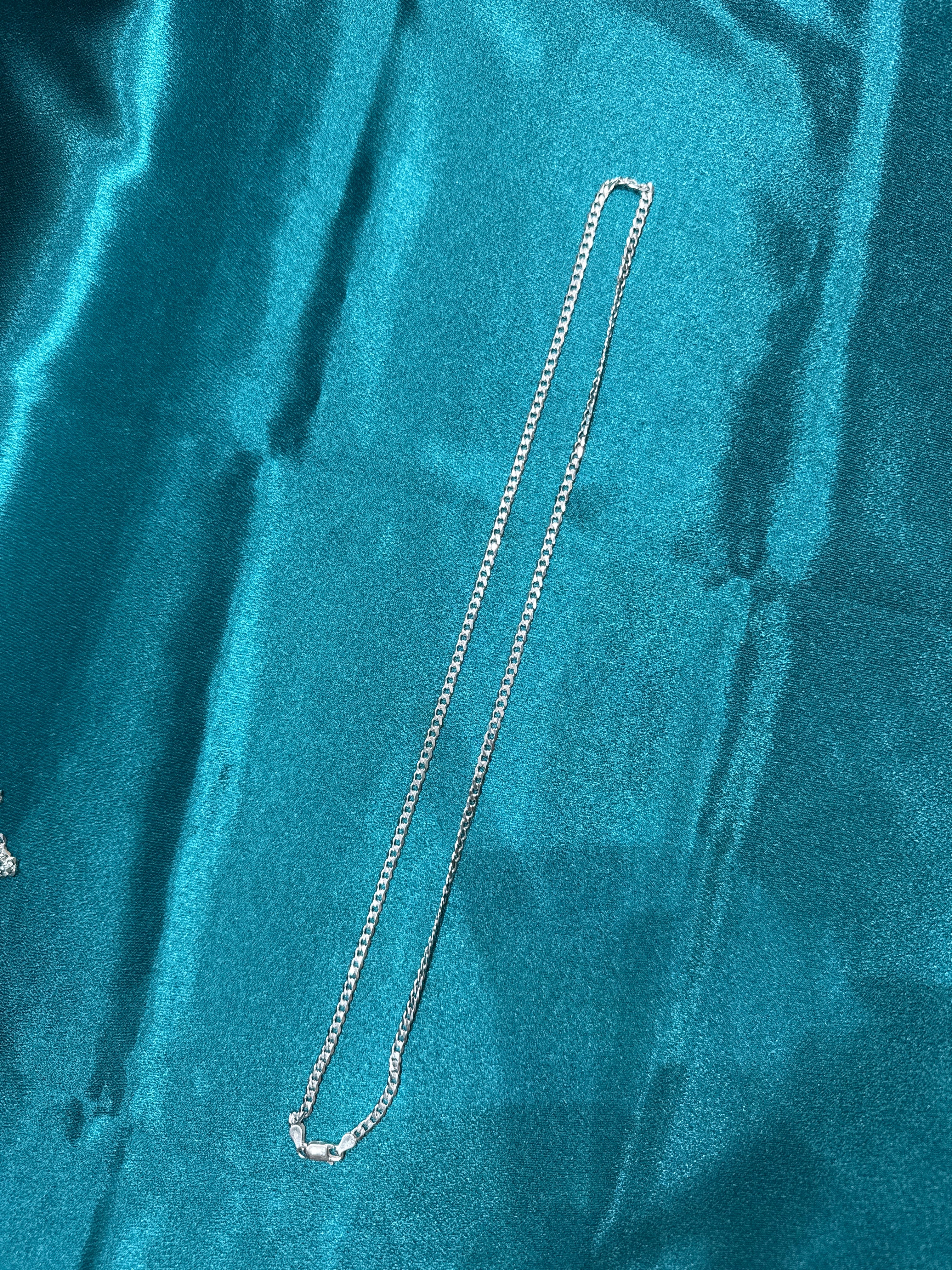 4mm Cuban link silver chain