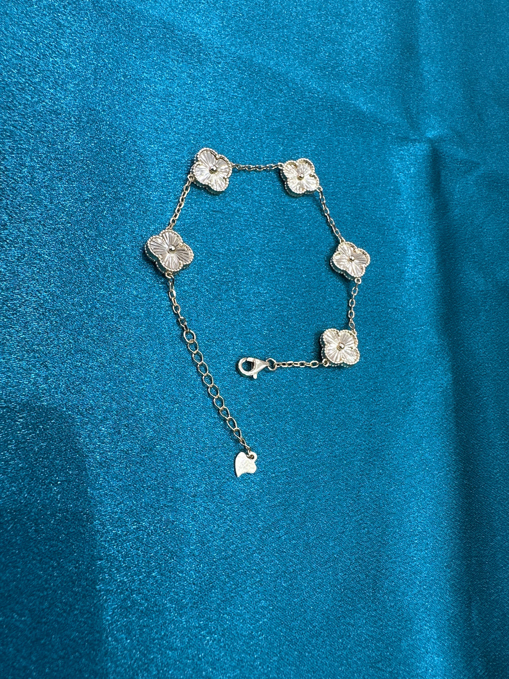 Women’s Fancy Silver Gold plated 925 Bracelet