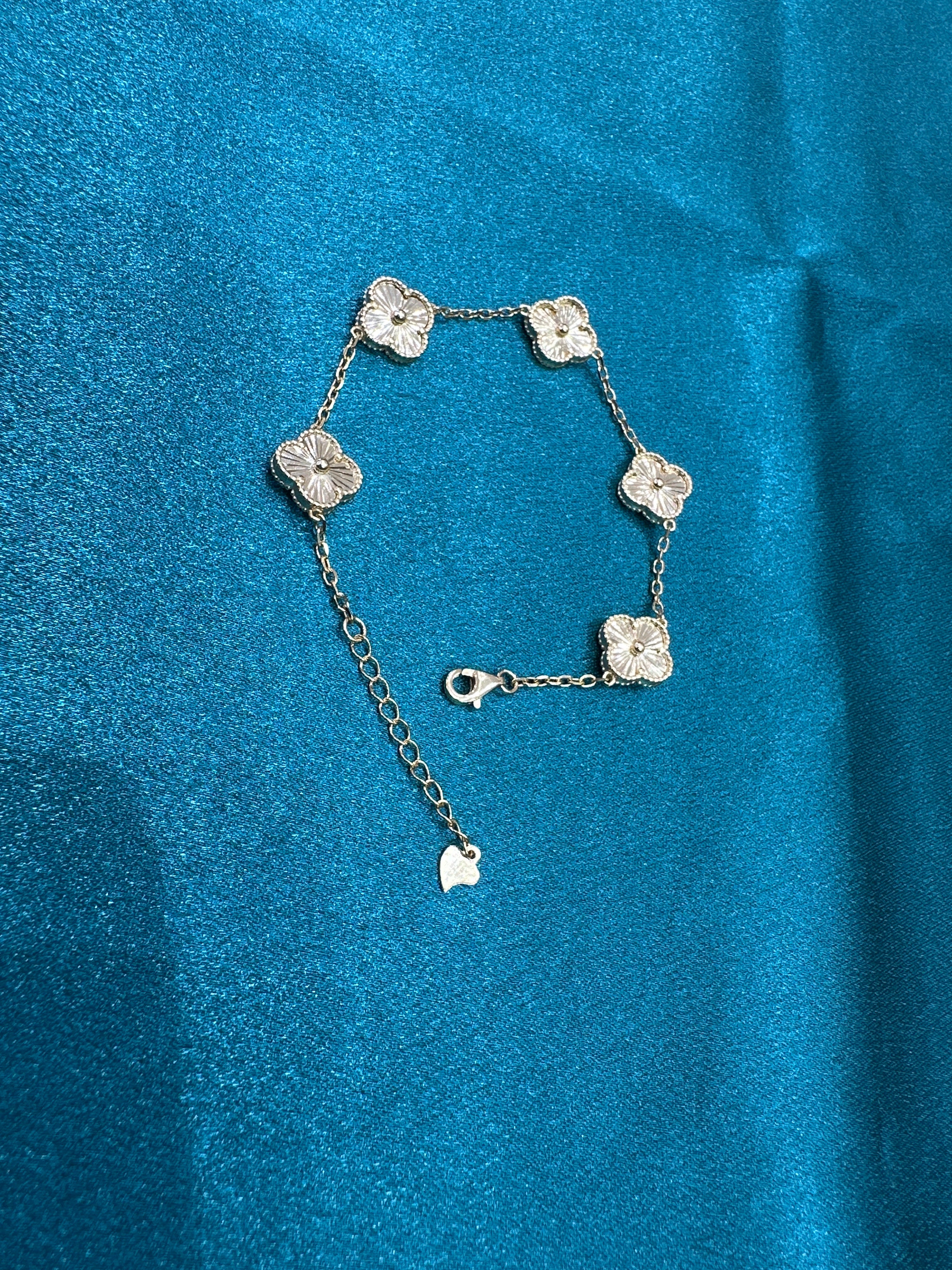 Women’s Fancy Silver Gold plated 925 Bracelet