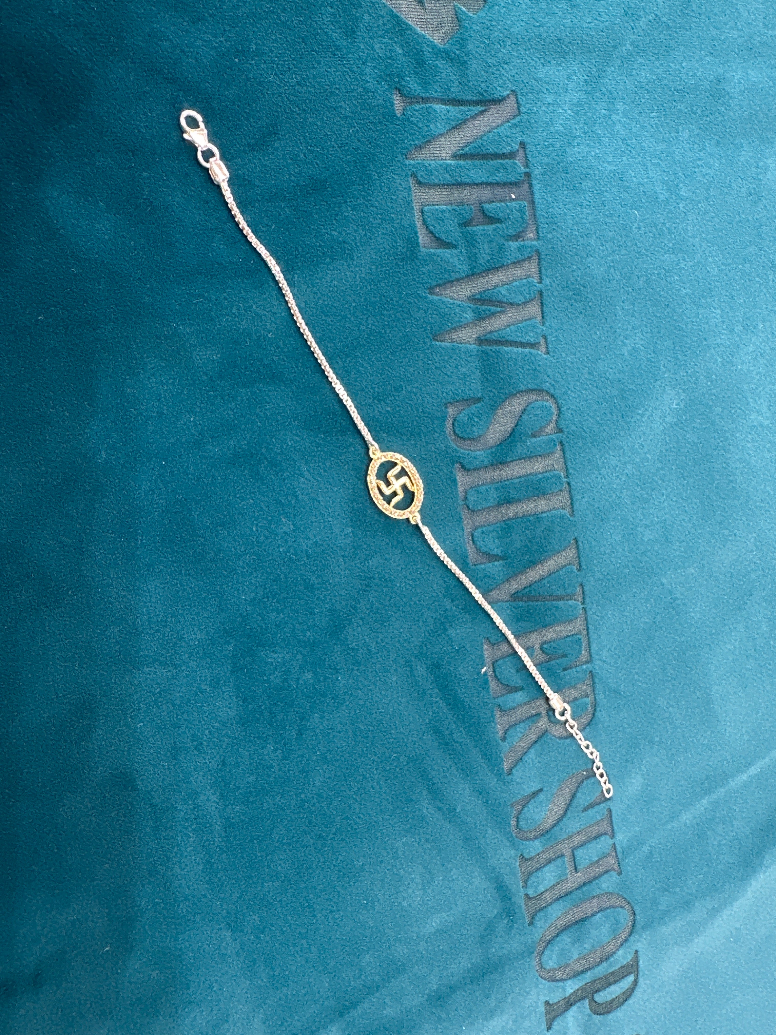 Silver Fancy Rakhi