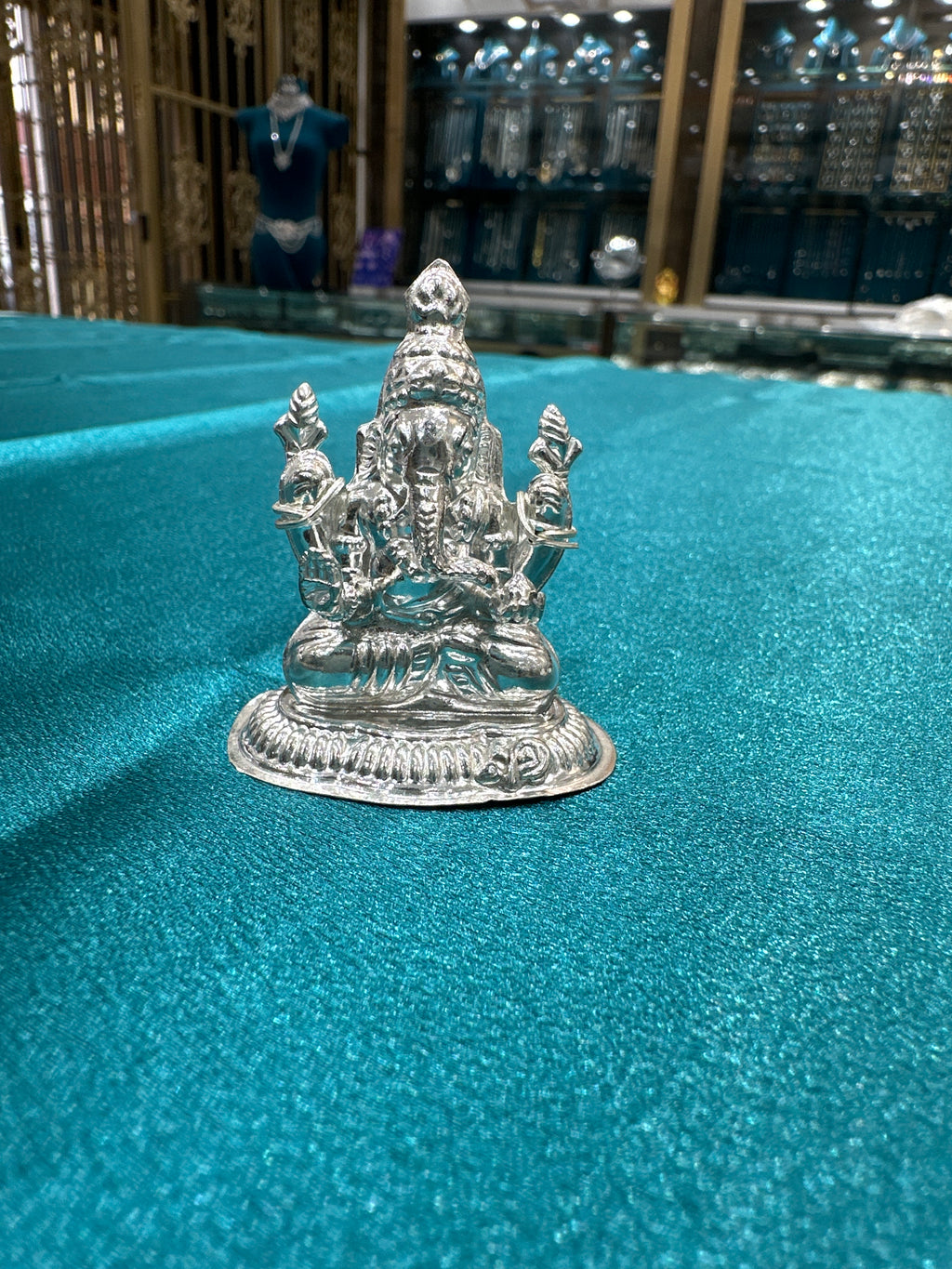 Silver Ganesh Ji Idol