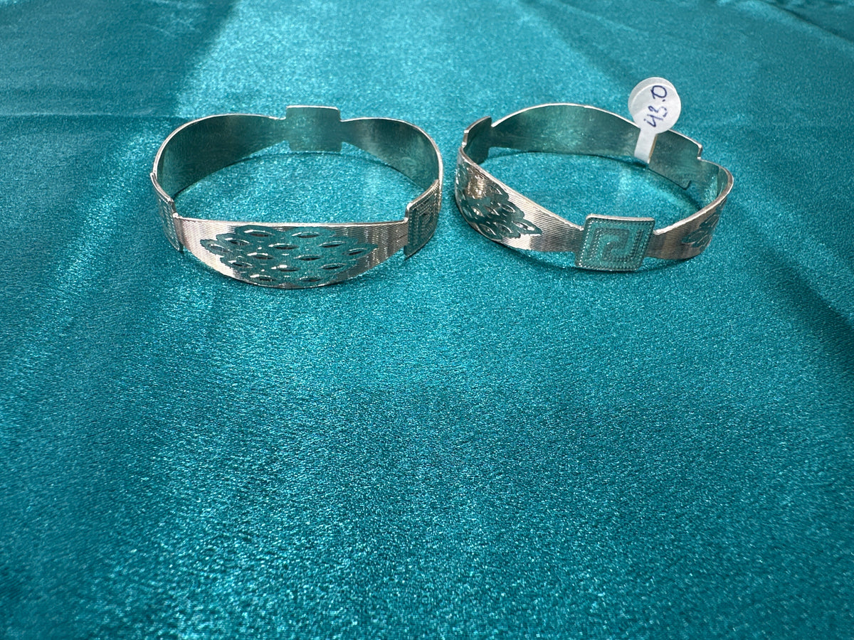Designer Silver Bangles