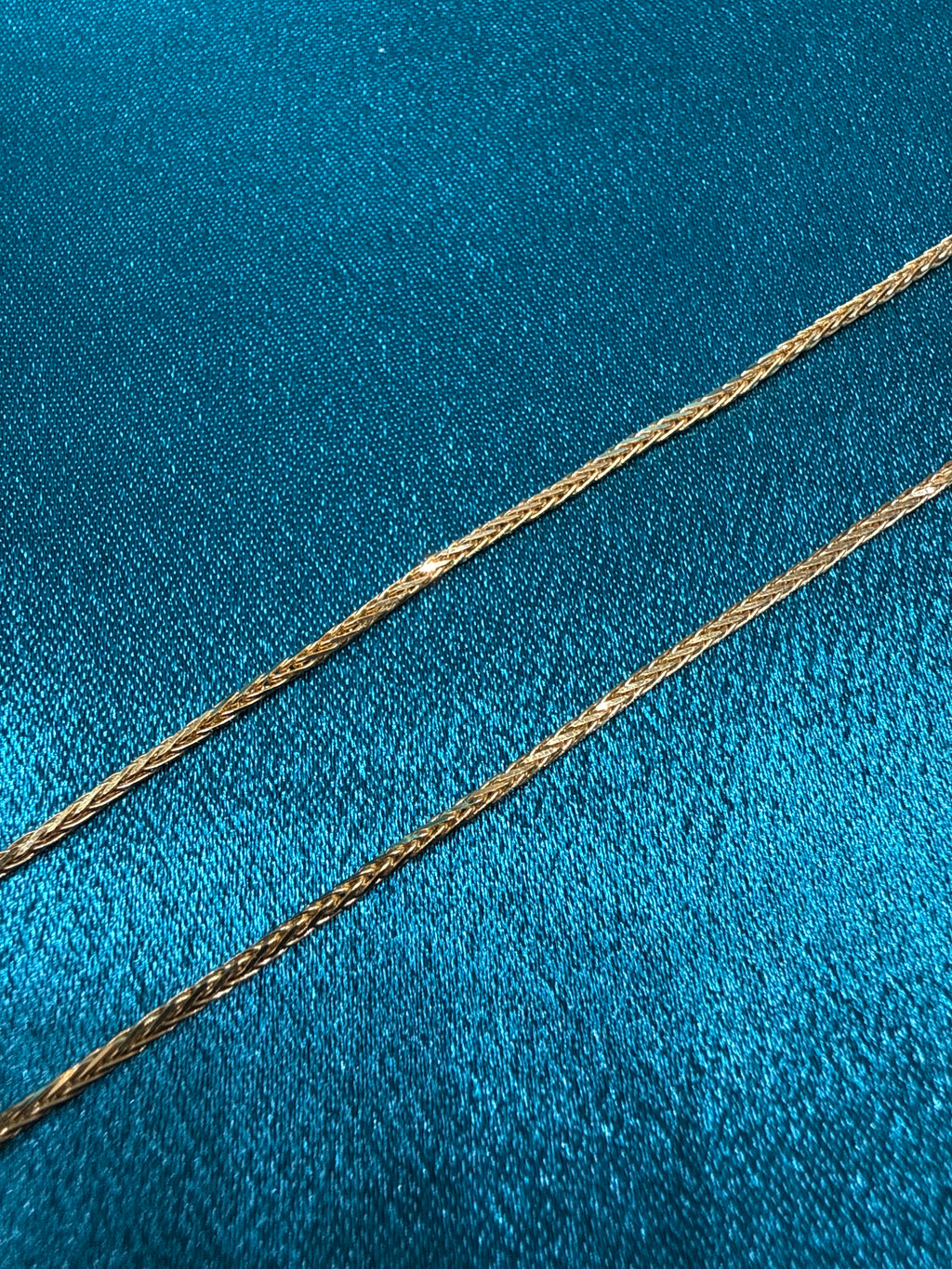 22K Gold Chain (Round Foxtail Design)