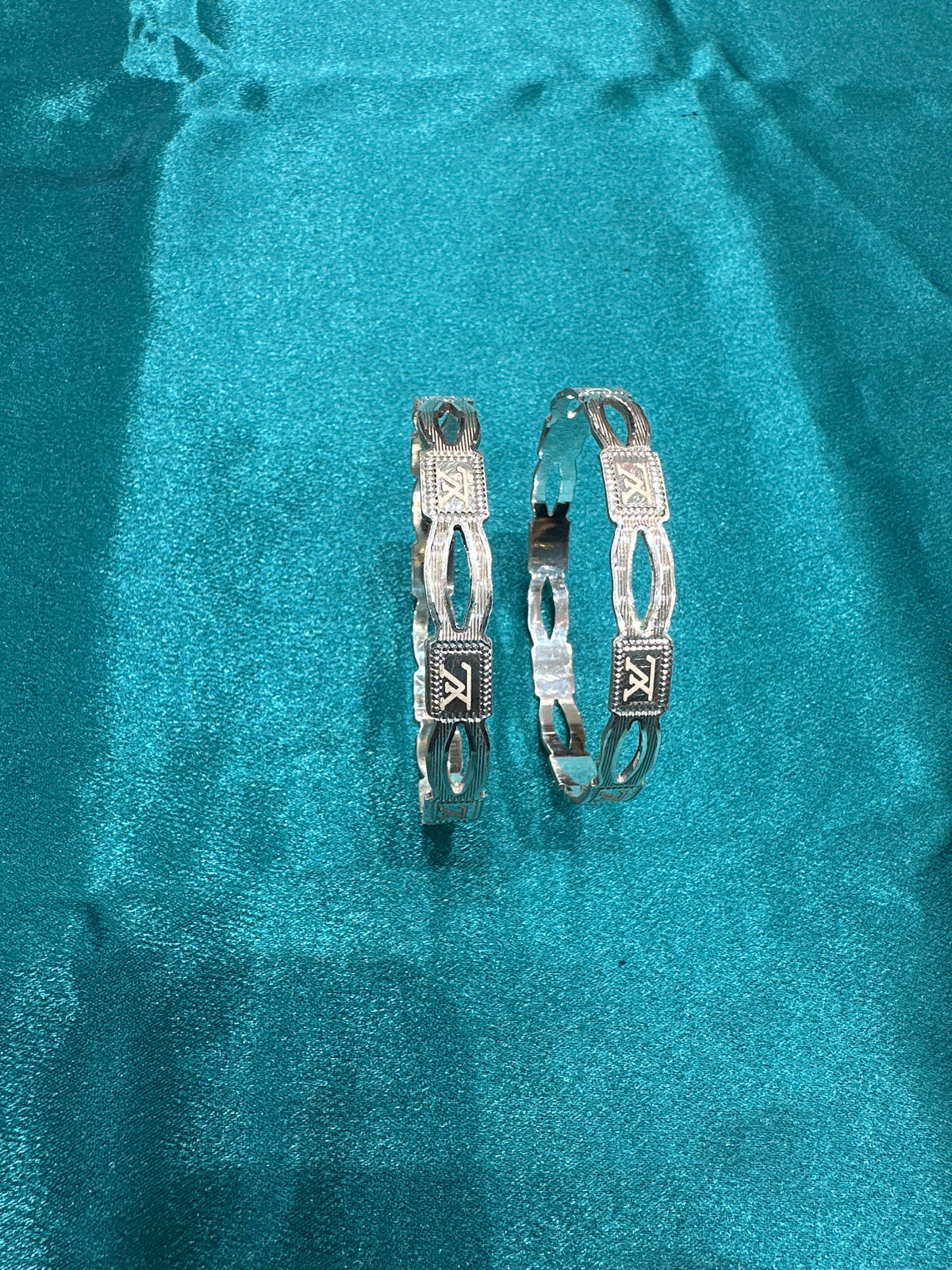 Designer Silver Bangles