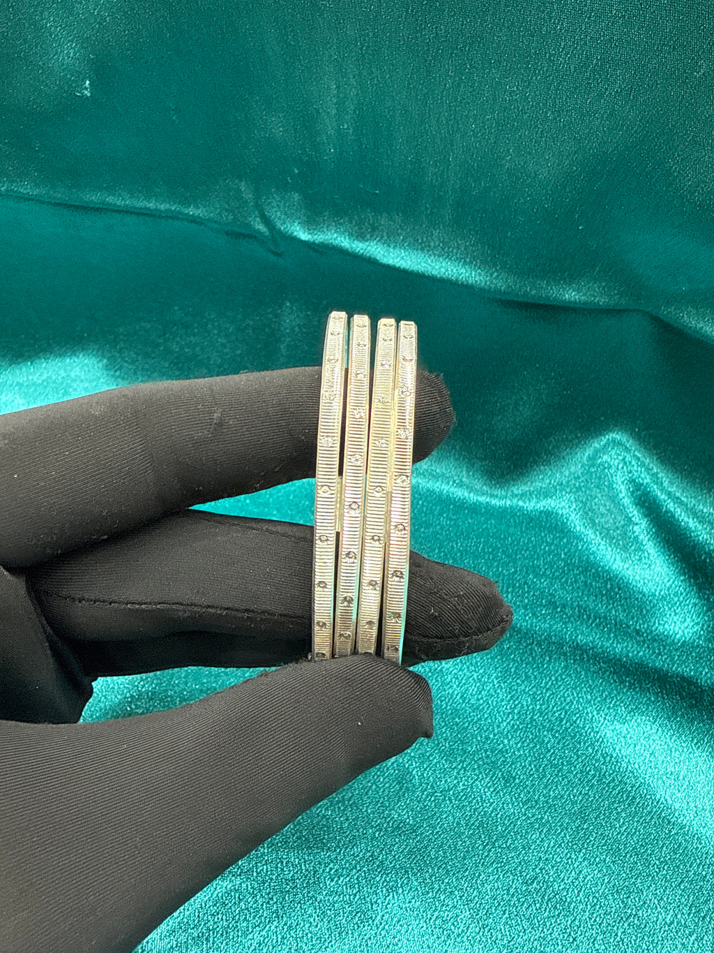 Designer Silver Bangles