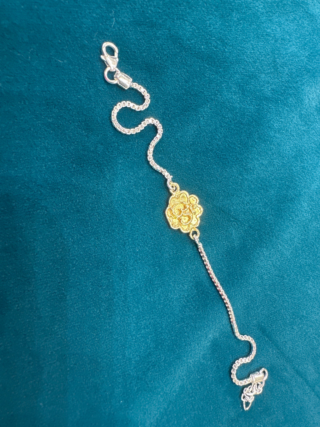 Silver Fancy Rakhi