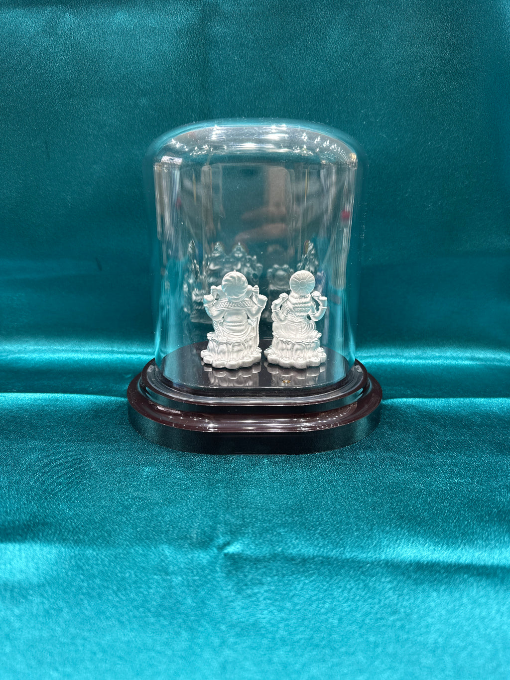 Pure Silver  Lakshmi Ganesh Ji Idol (Murti)