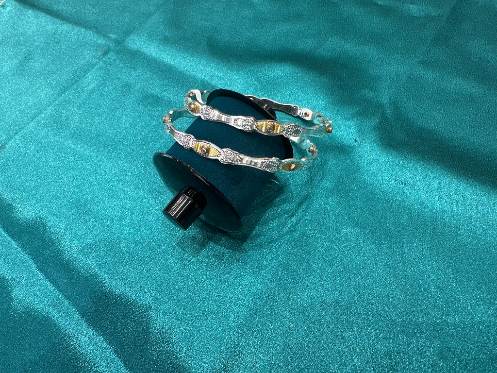 Designer Silver Bangles