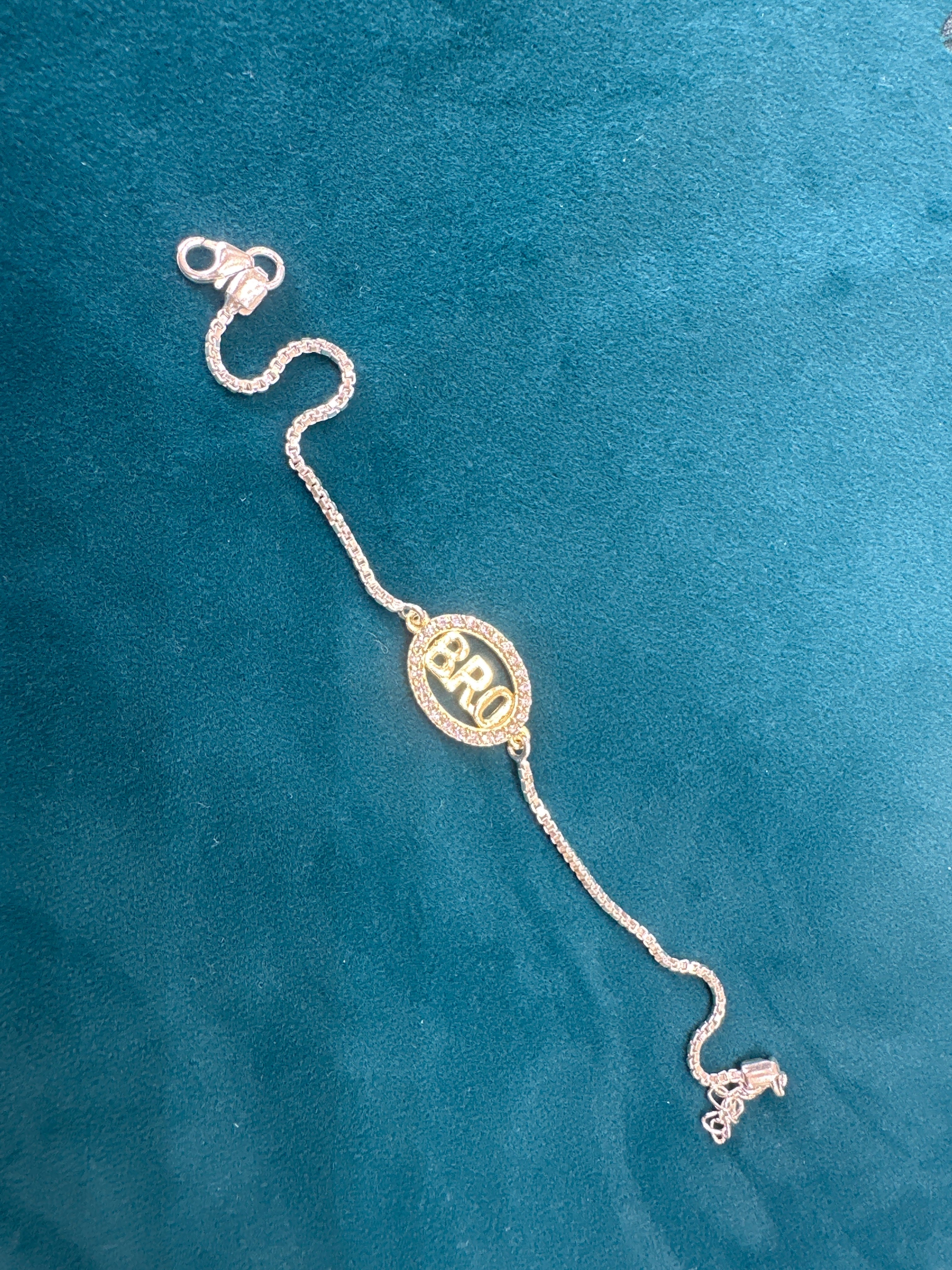 Silver Fancy Rakhi