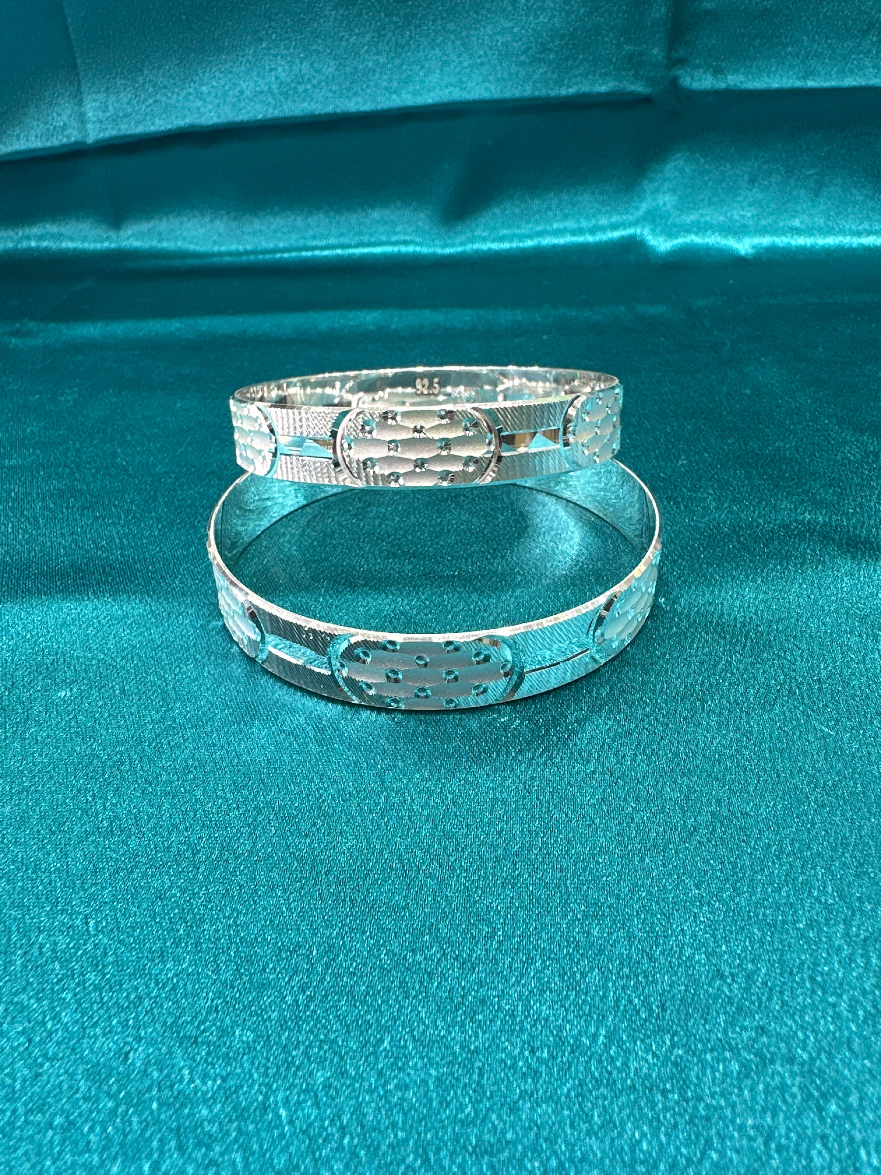 Designer Silver Bangles