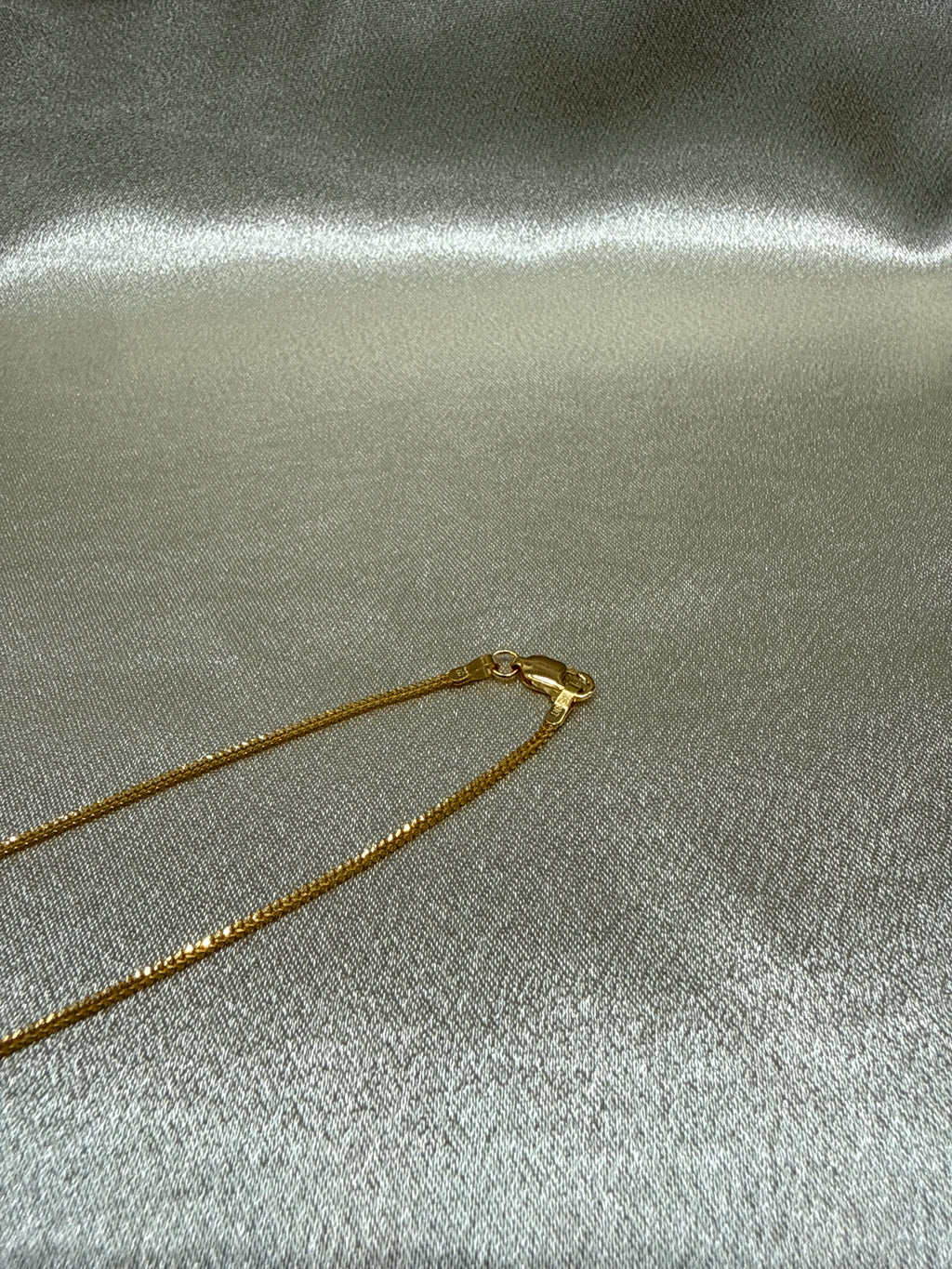 22K Gold Chain (Box Foxtail Design)