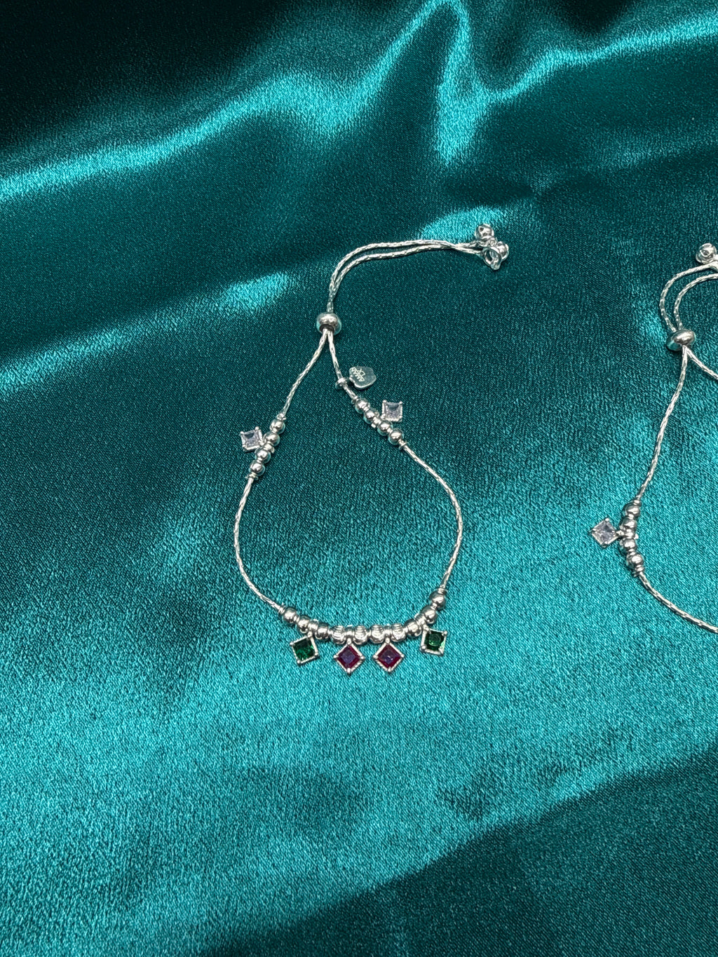 Women’s Fancy/Traditional Adjustable Silver Anklet