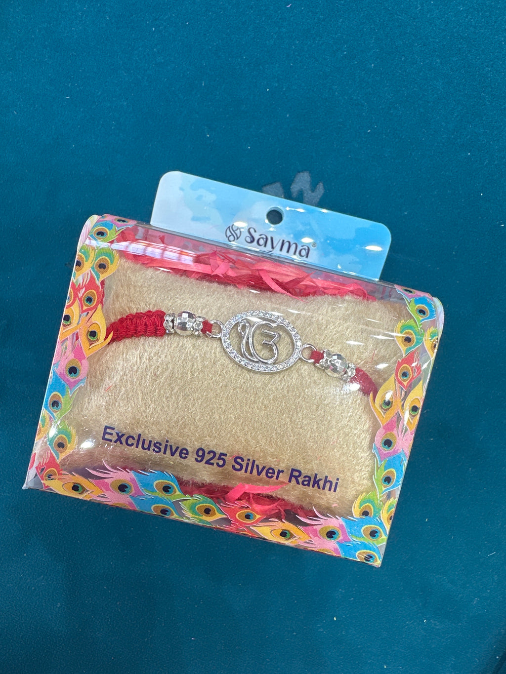 Silver Fancy Rakhi