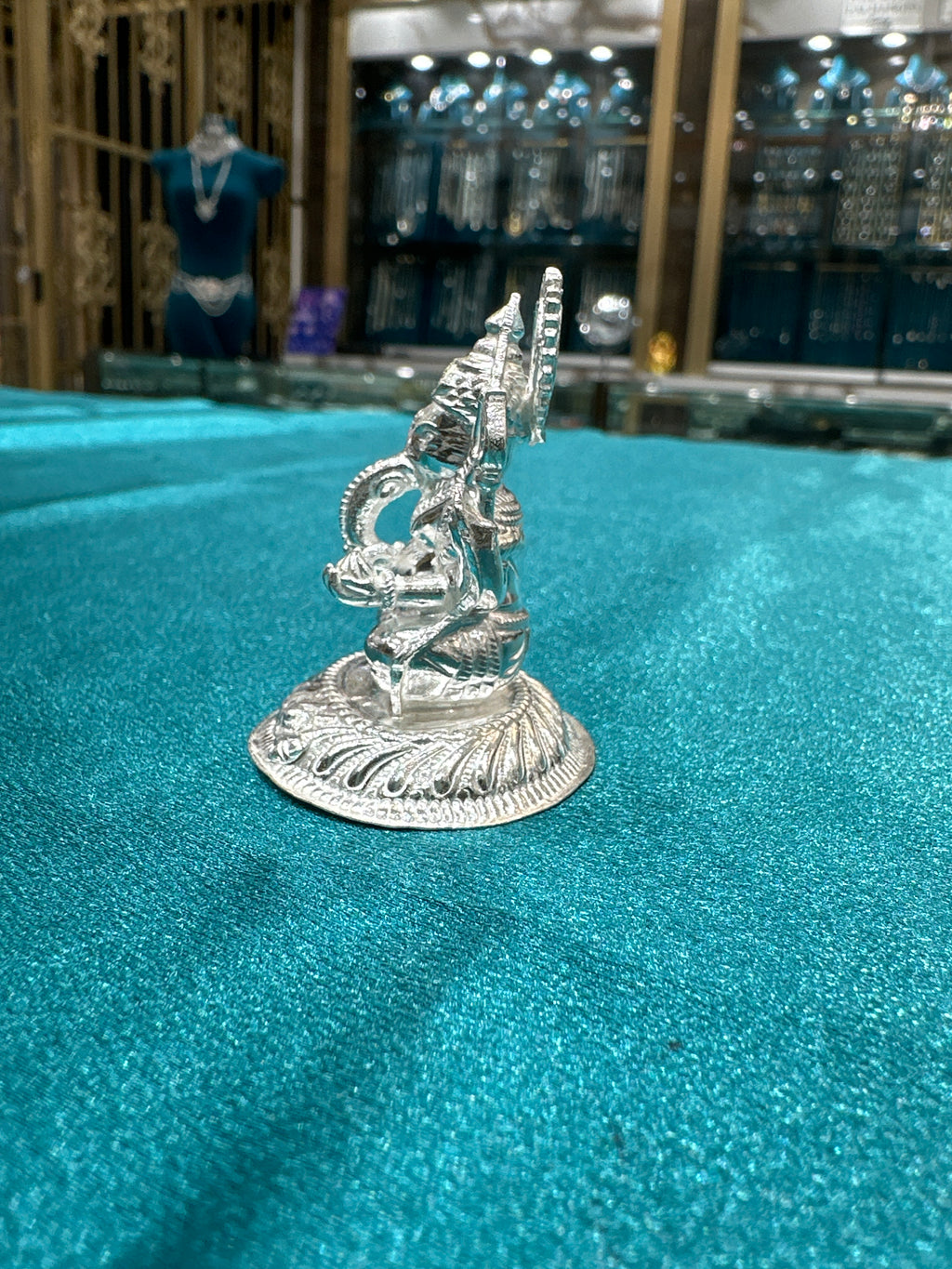 Silver Ganesh Ji Idol