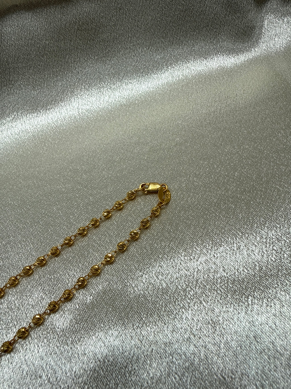 22K Gold Chain (Bead Design)
