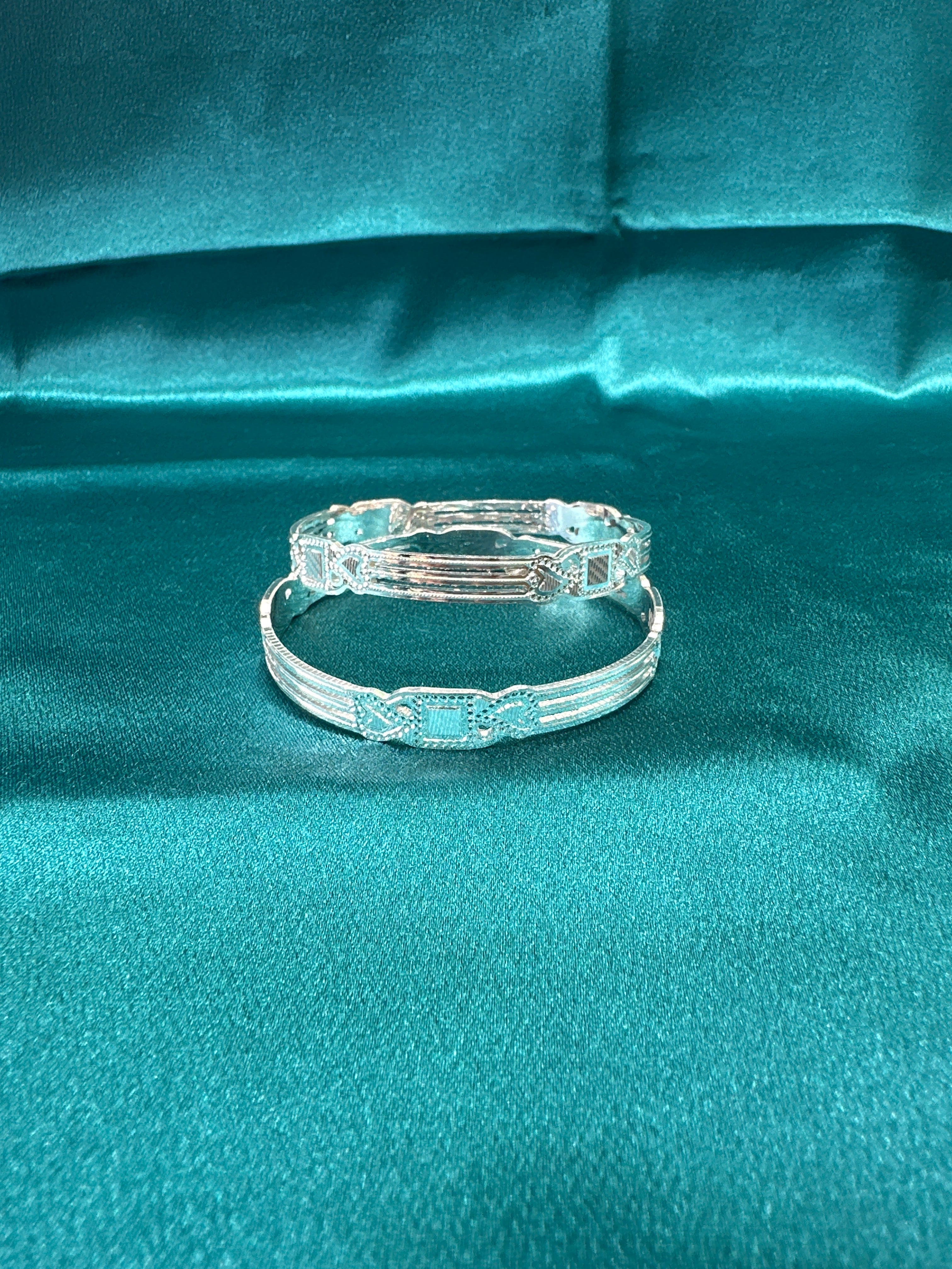Designer Silver Bangles