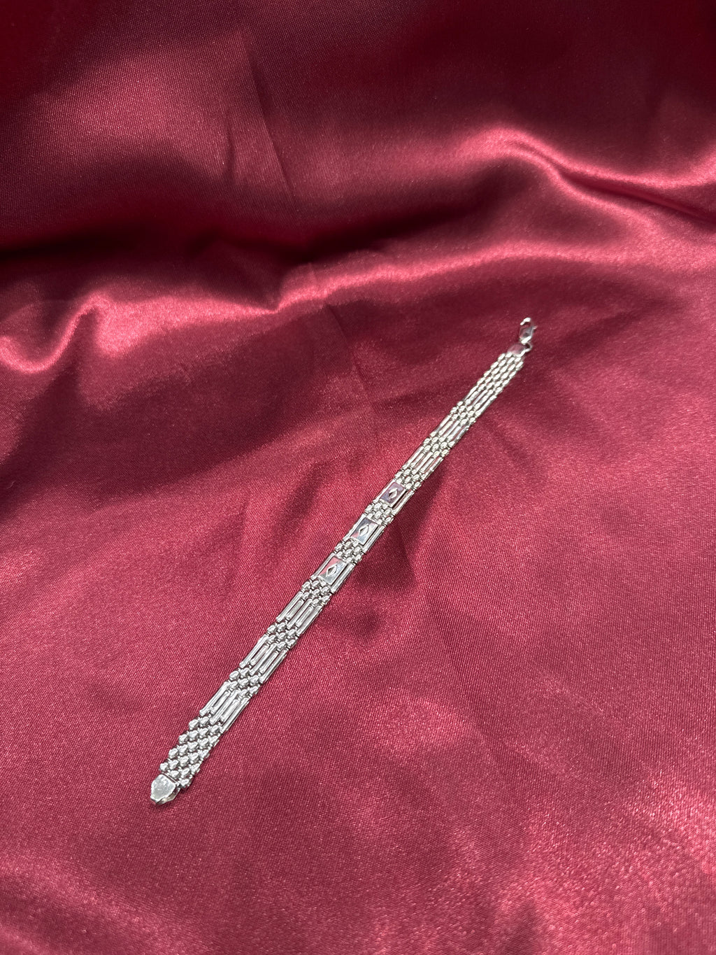 Men’s silver designer bracelet (10mm)