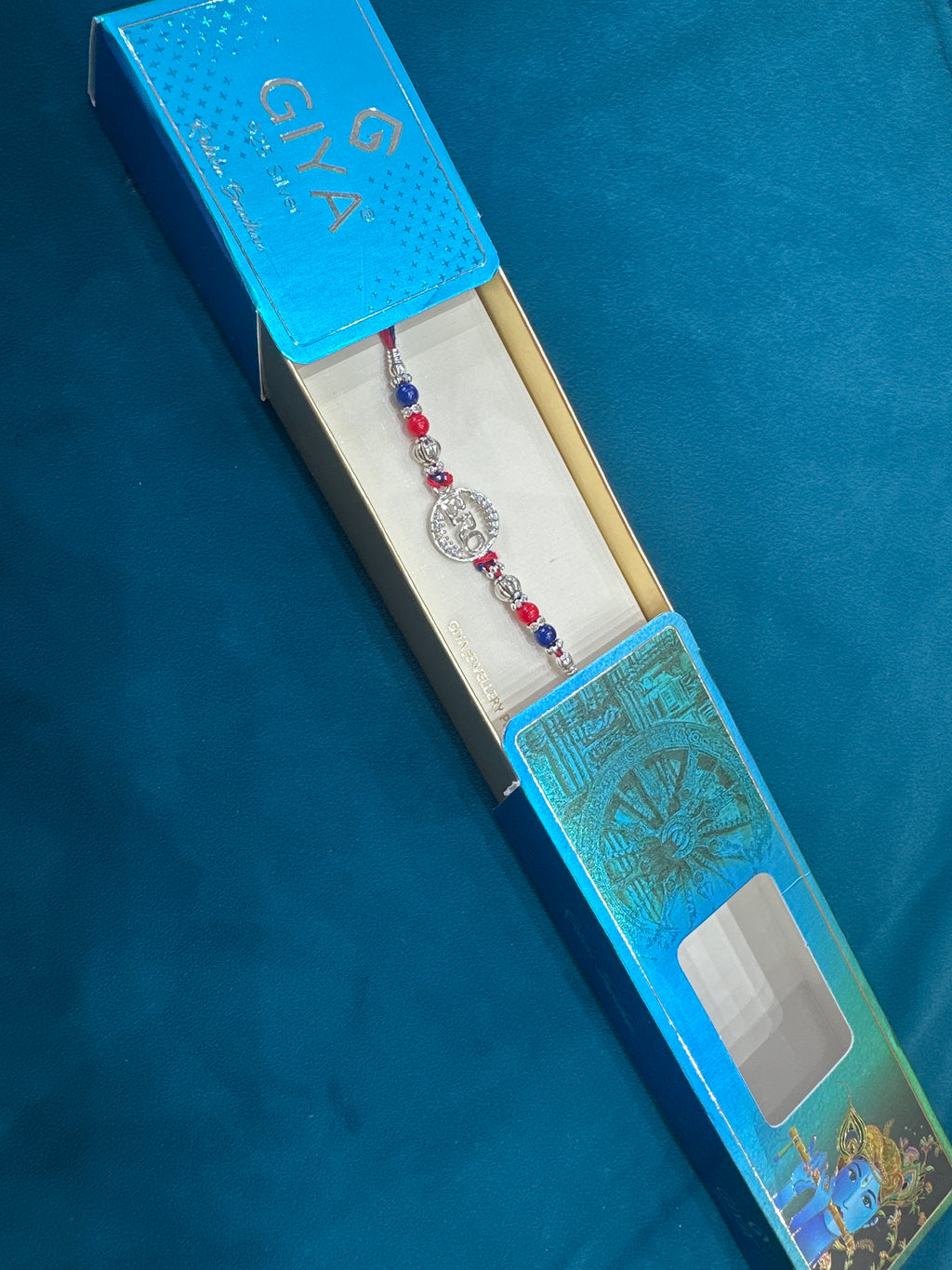 Silver Fancy Rakhi