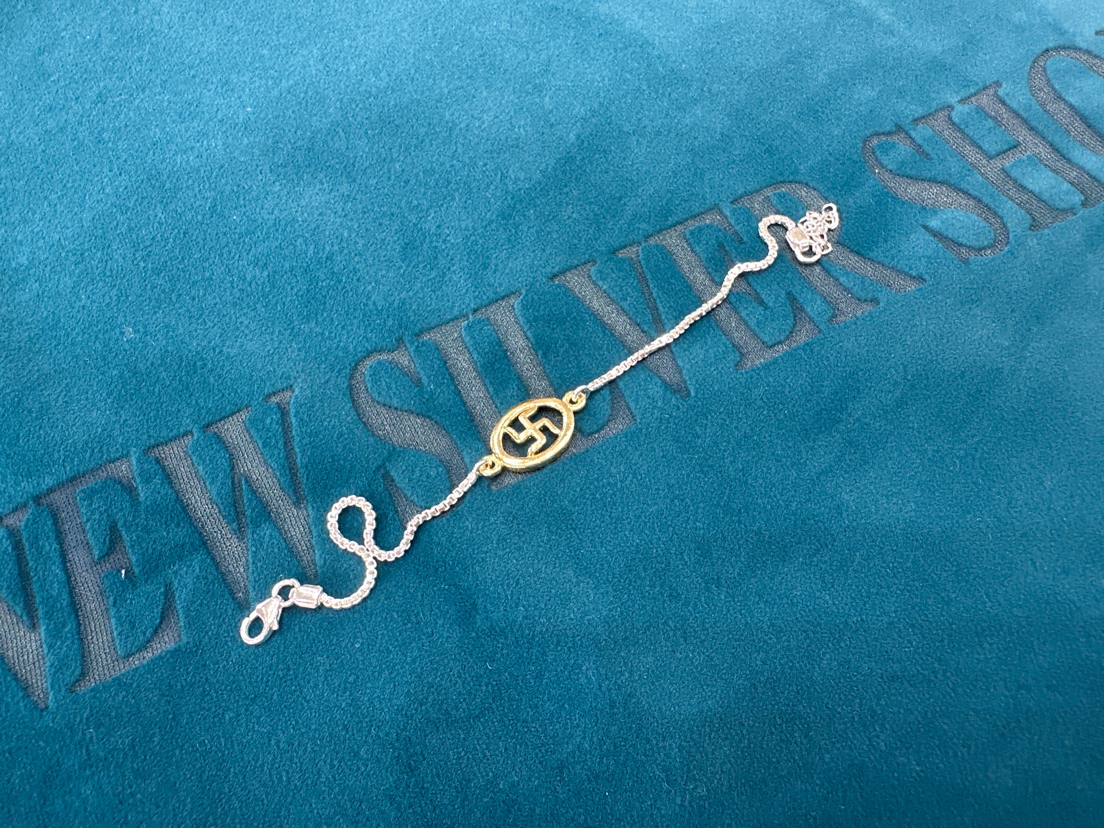 Silver Fancy Rakhi