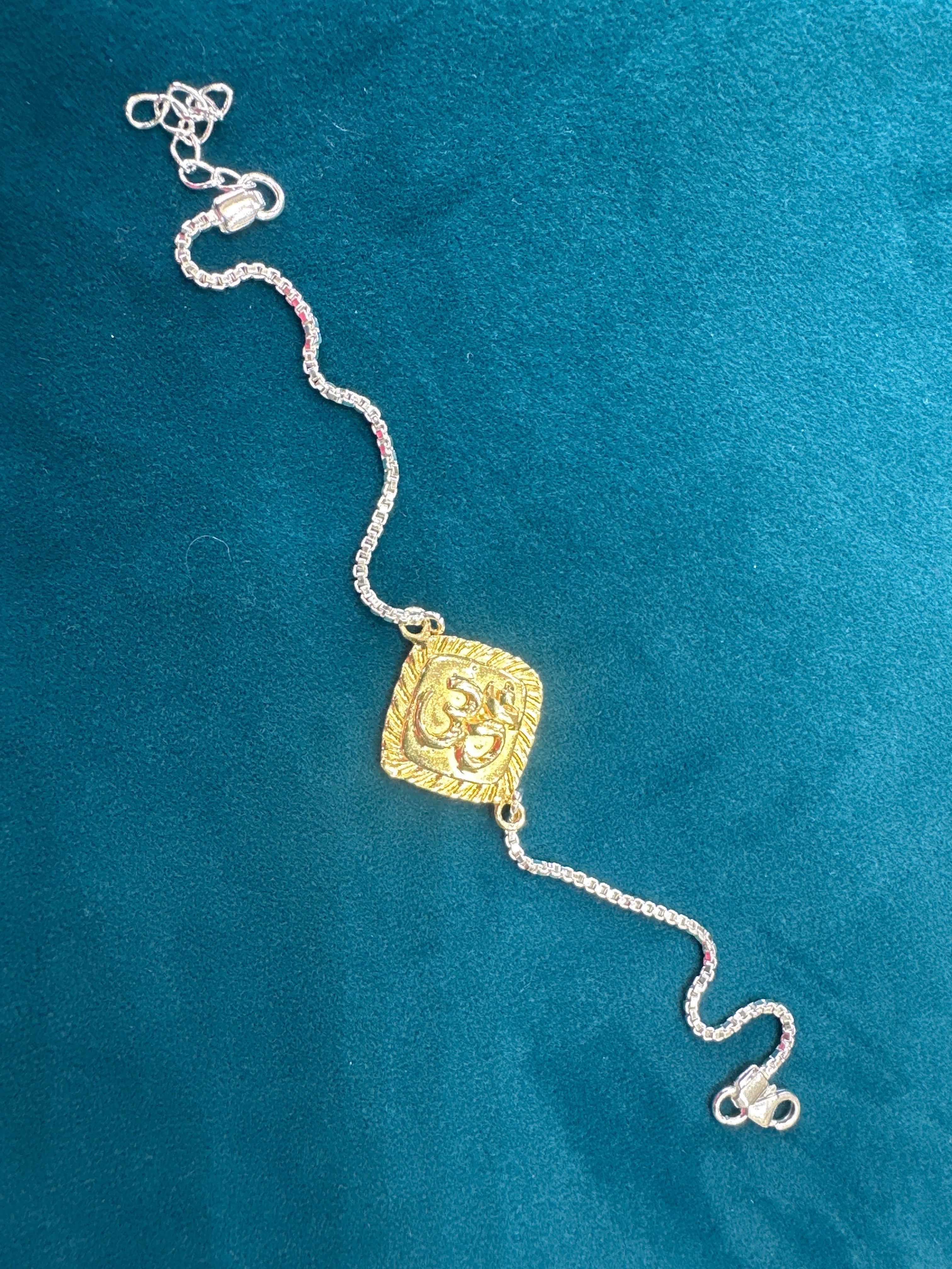 Silver Fancy Rakhi
