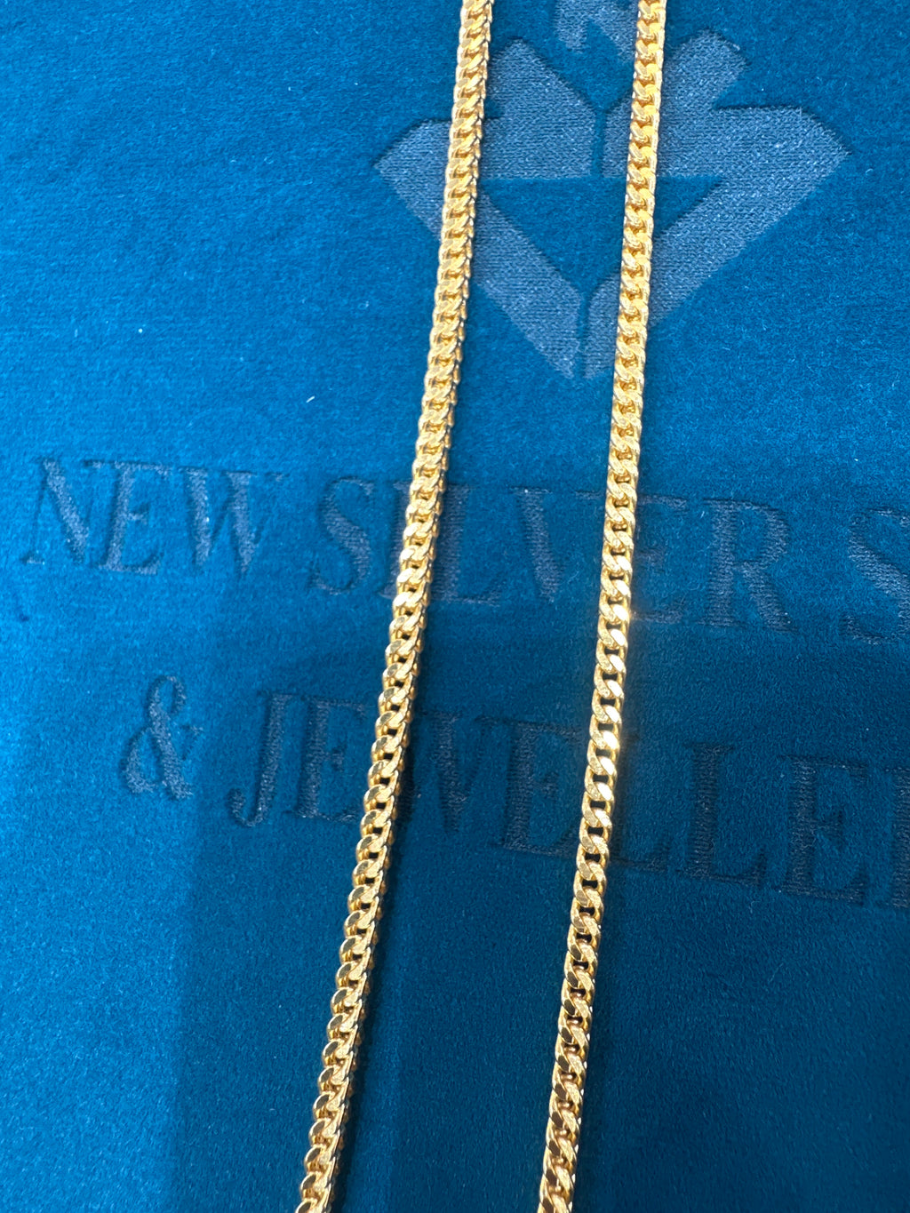 22K Gold Chain (Box Foxtail Design)