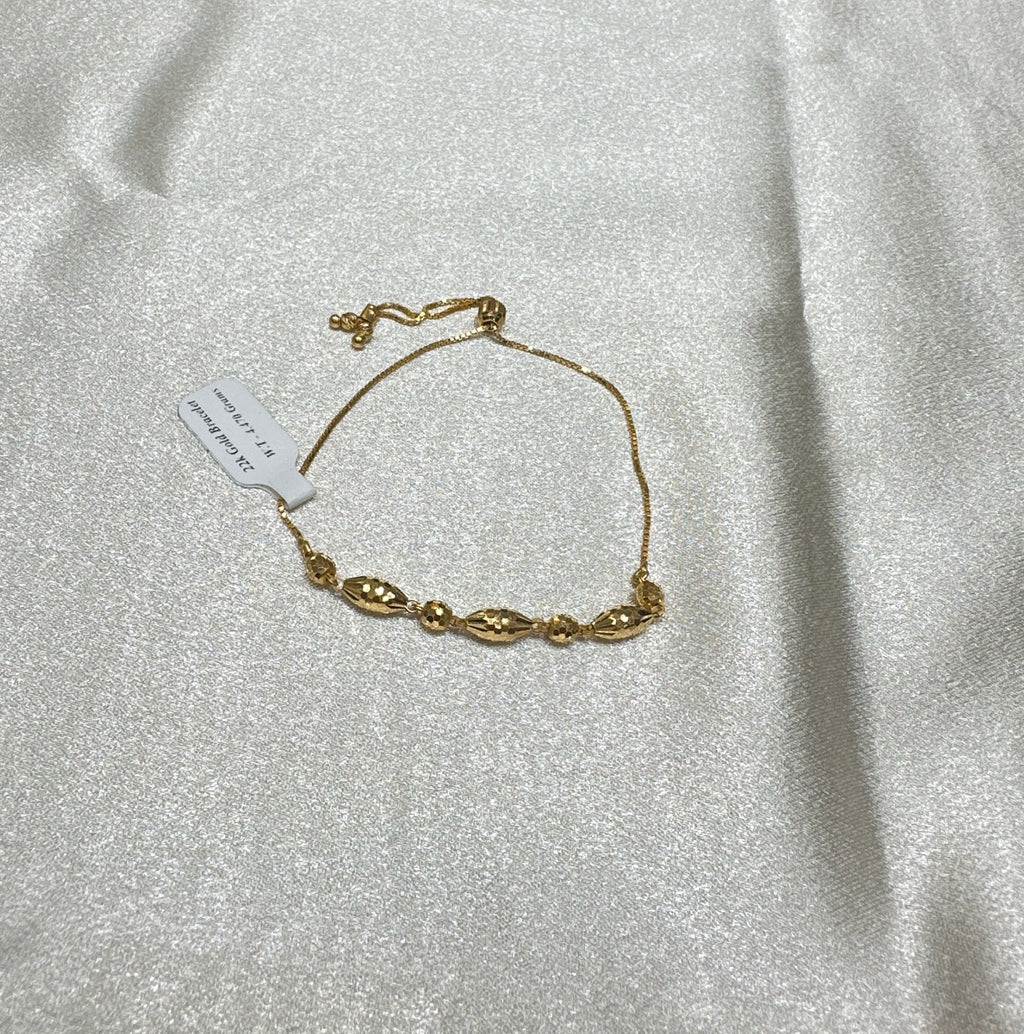 22K Designer Gold Bracelet