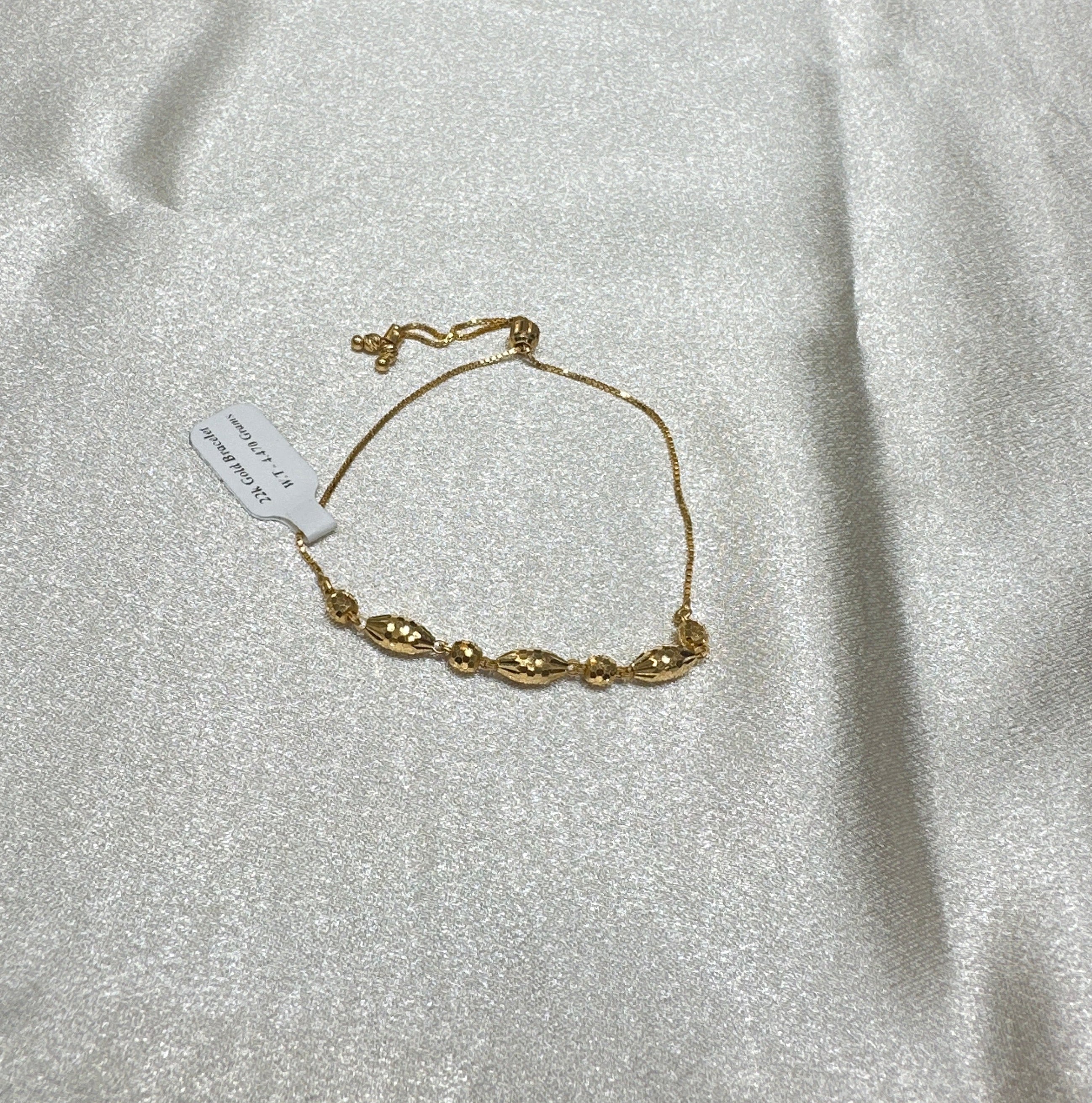 22K Designer Gold Bracelet
