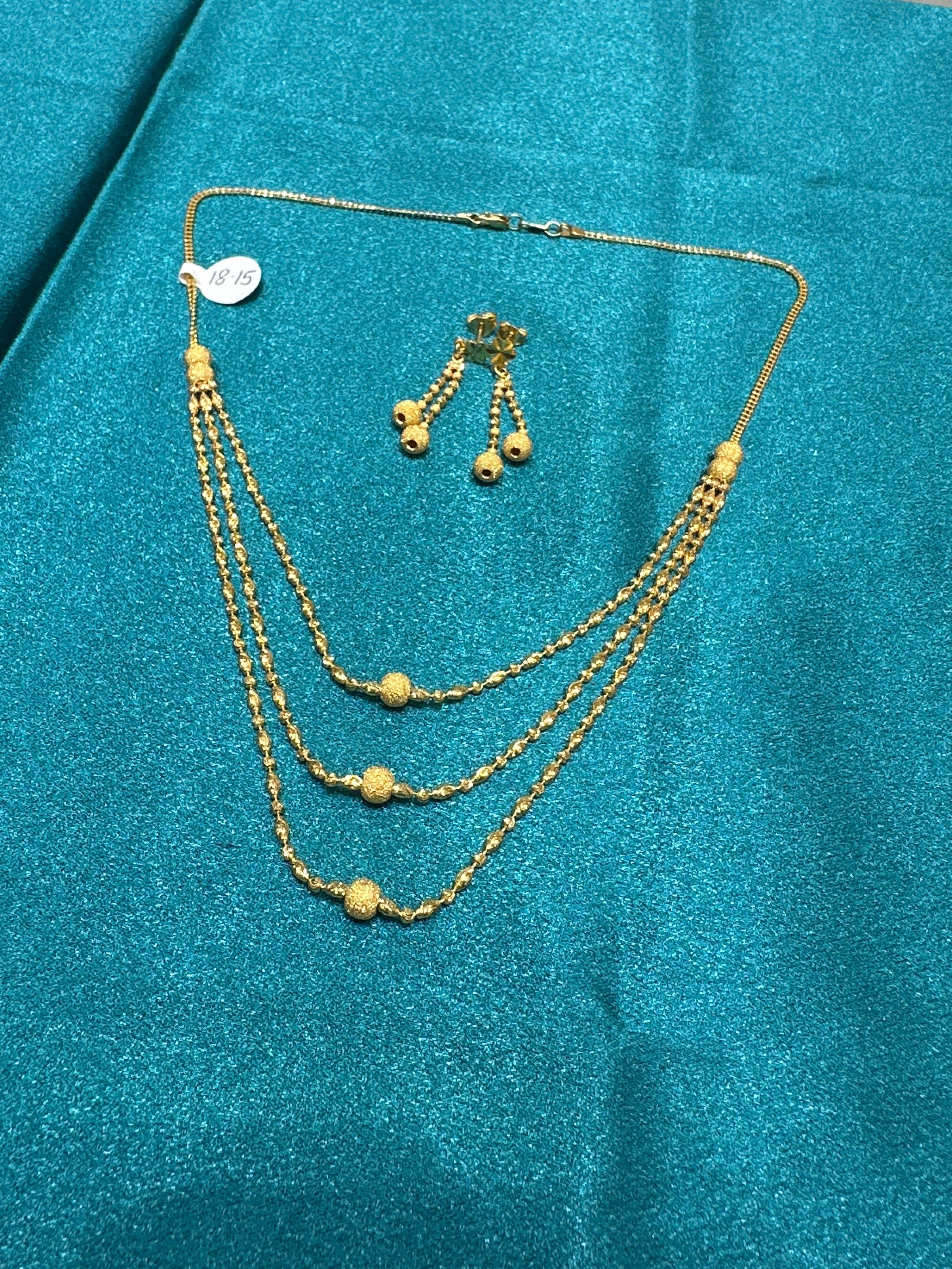 22k Gold Designer Necklace
