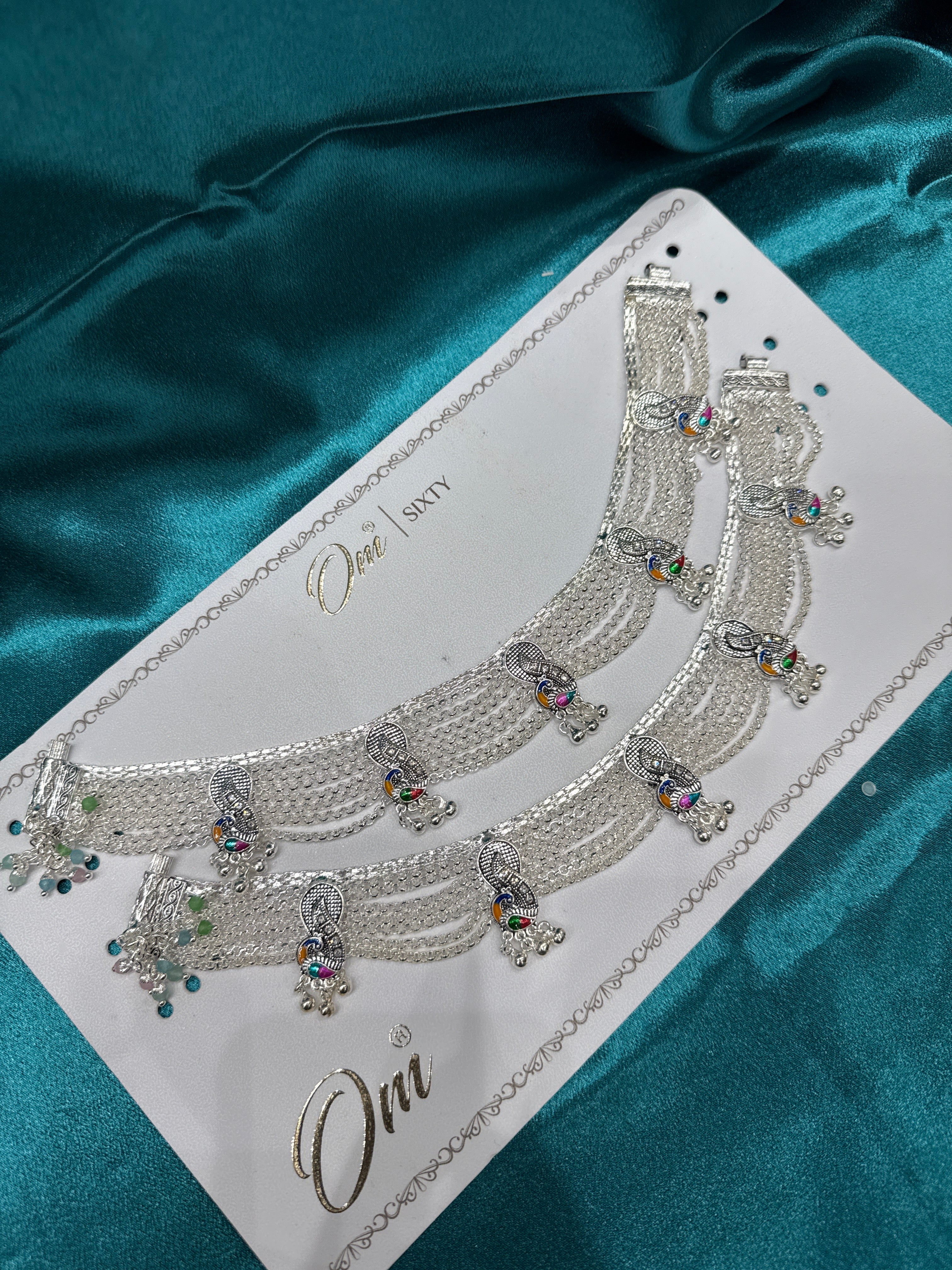 Women’s Traditional Heavy Weight Silver Anklet