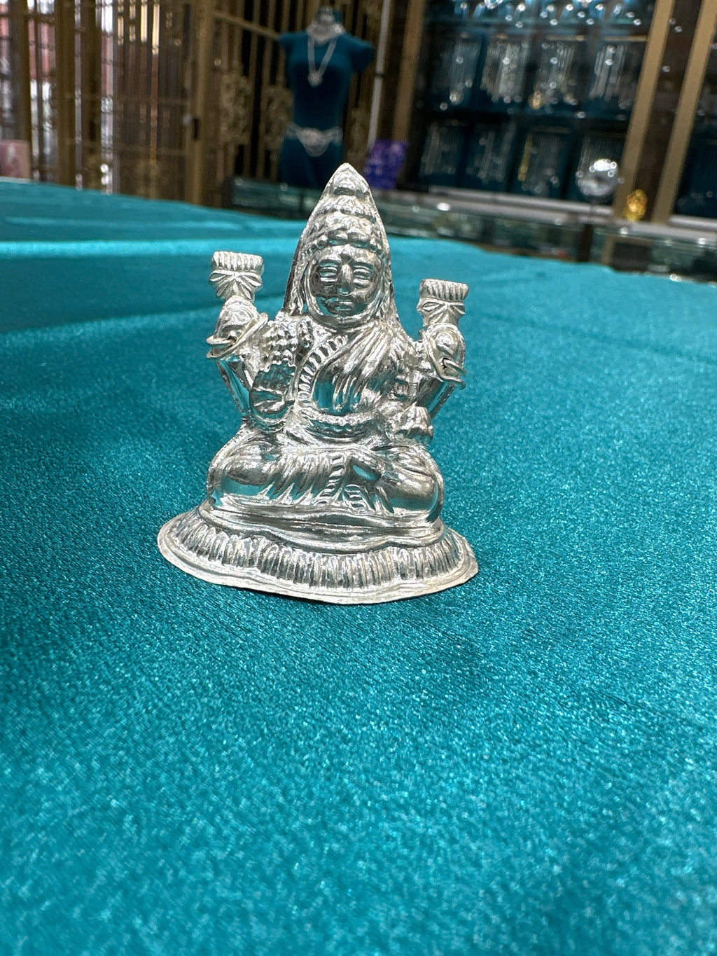 Silver Lakshmi Ji Idol