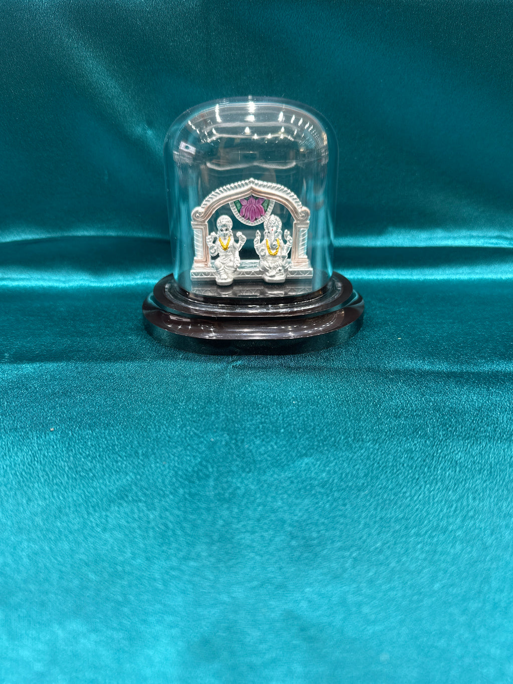 Pure Silver  Ganesh Lakshmi Ji Idol (Murti)