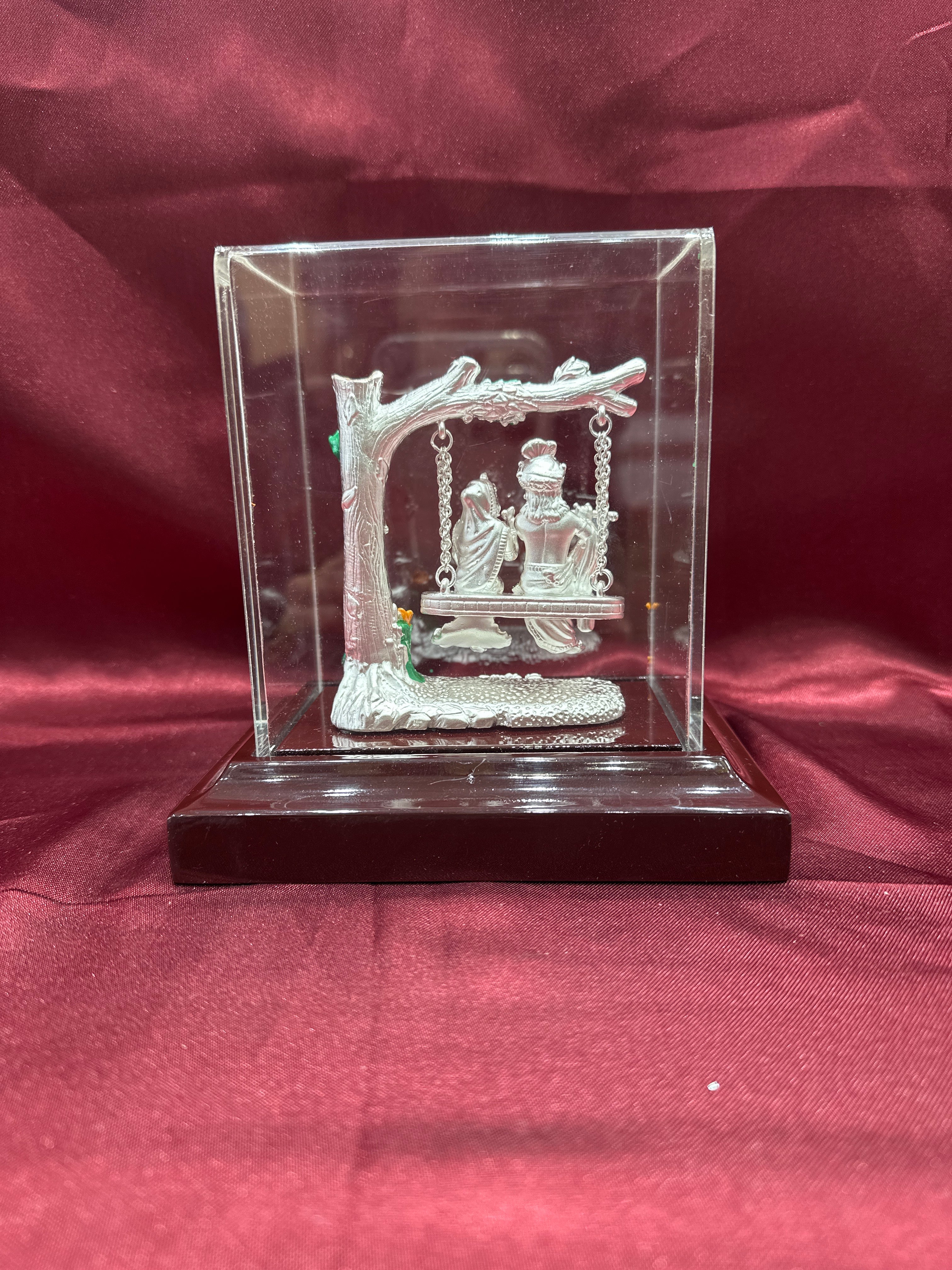 Pure Silver Radha Krishna ji Idol (Murti)