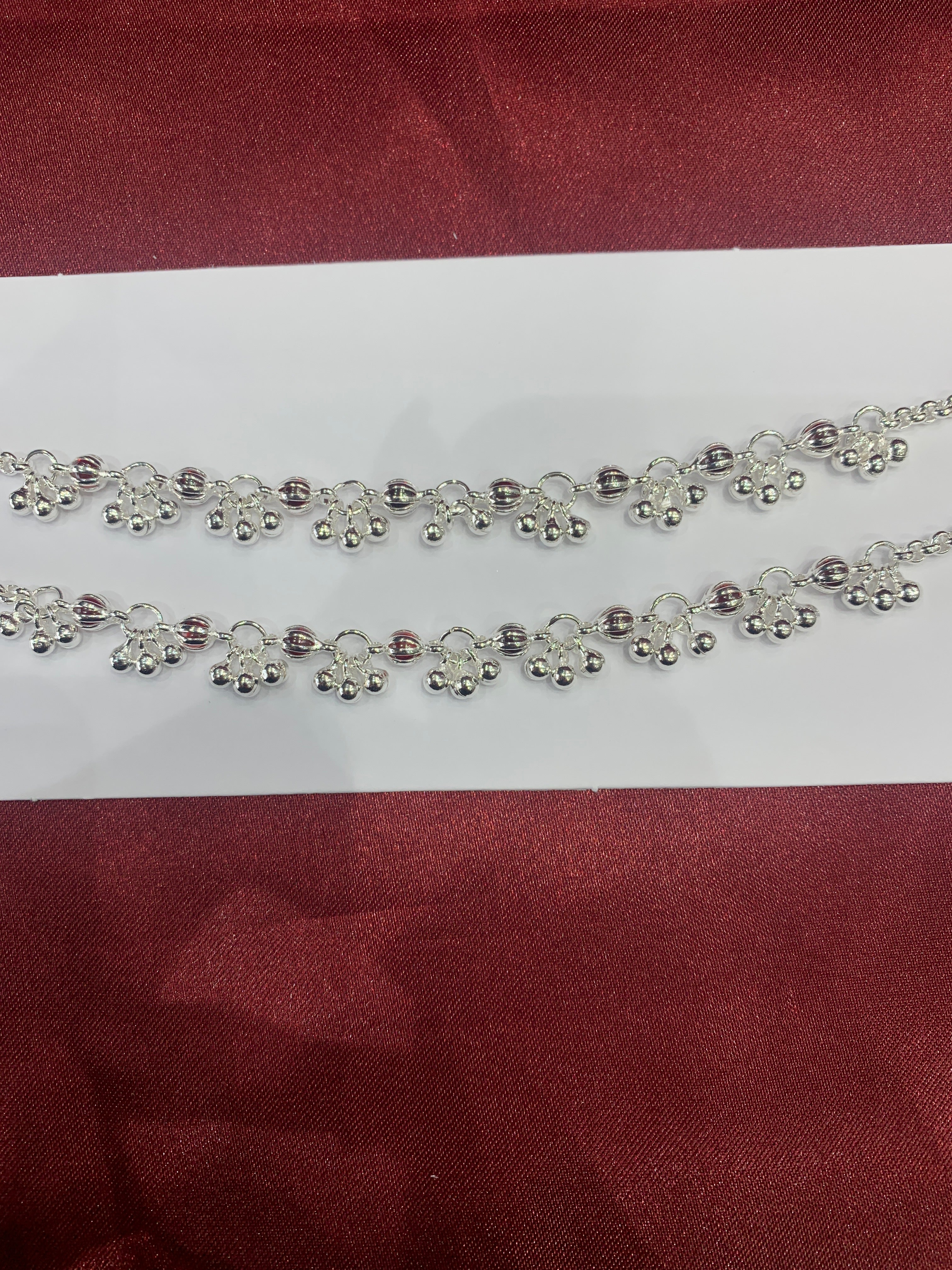 Women’s Fancy/Traditional Silver Anklet