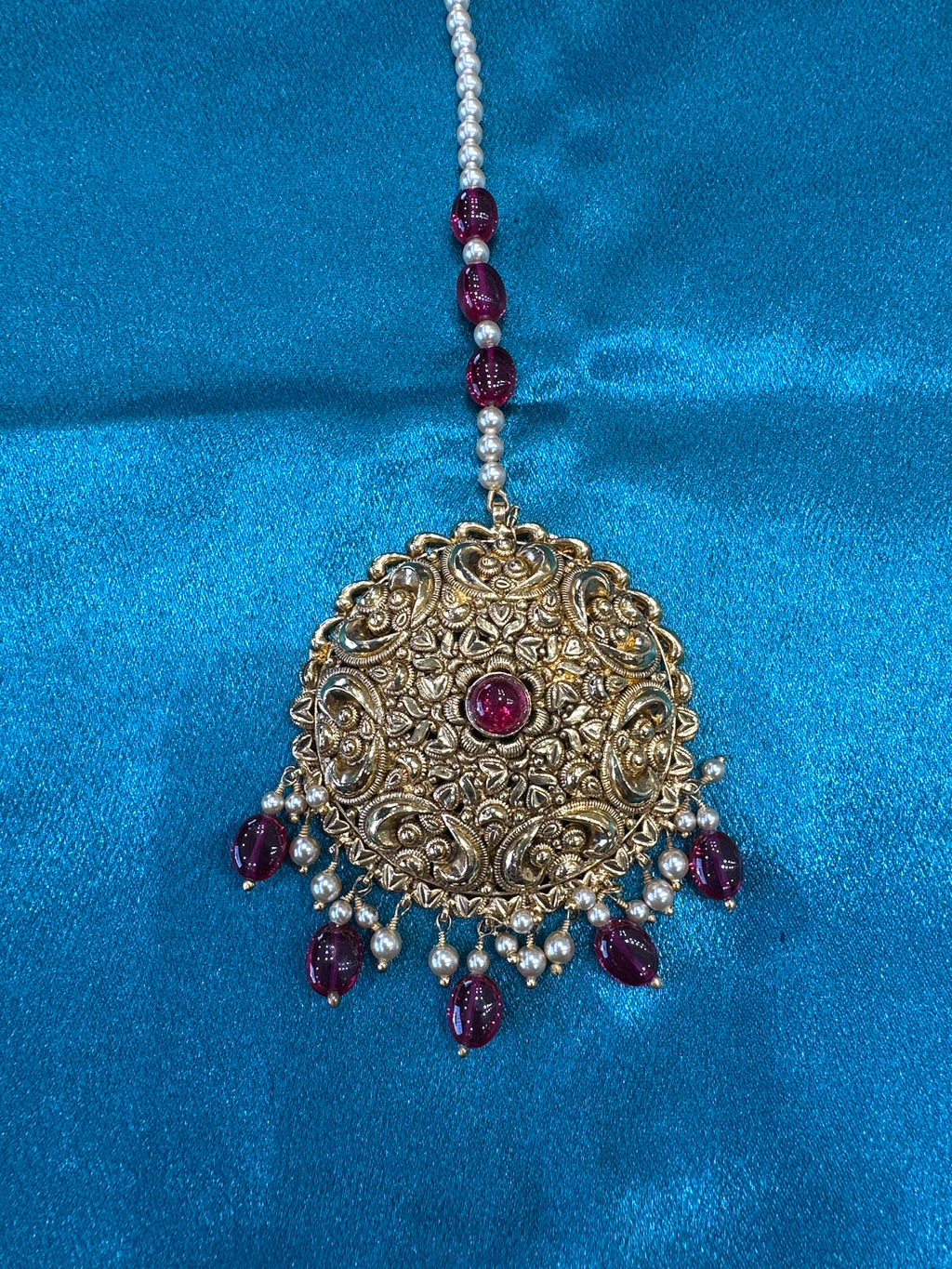 Silver Tikka with Gold plating