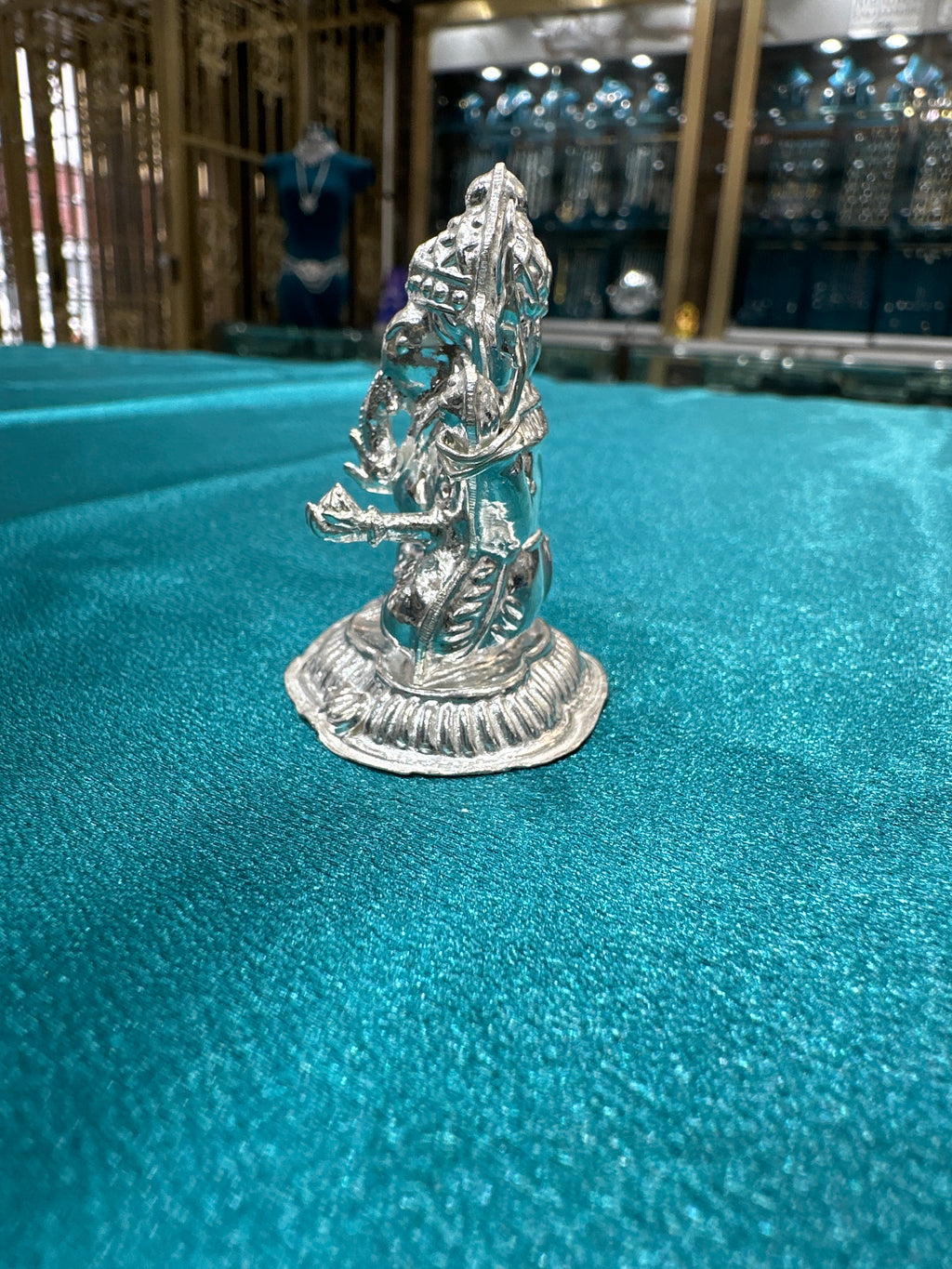 Silver Ganesh Ji Idol
