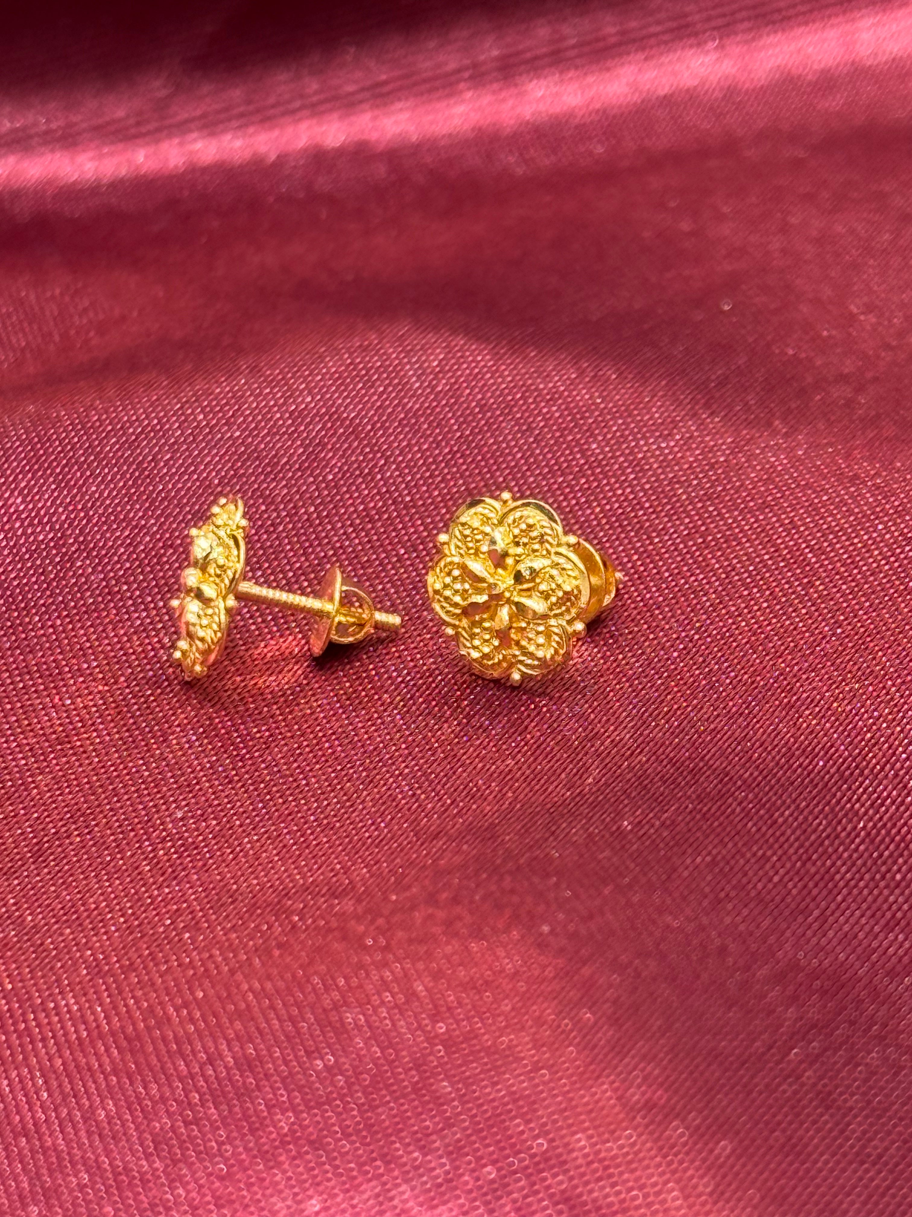 22k Gold Earrings