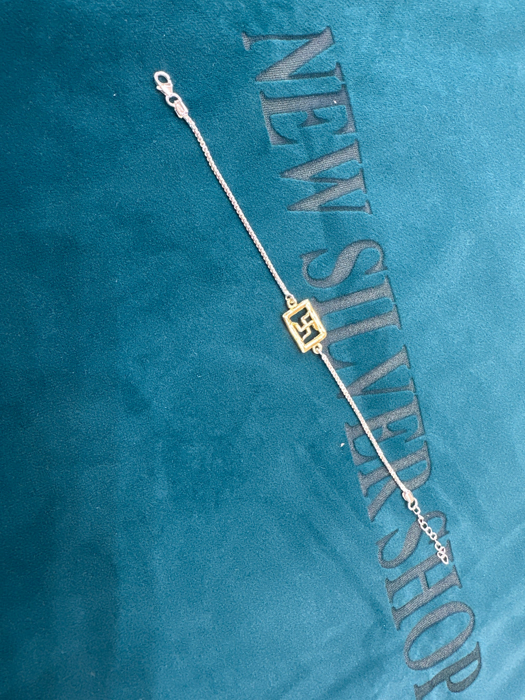 Silver Fancy Rakhi