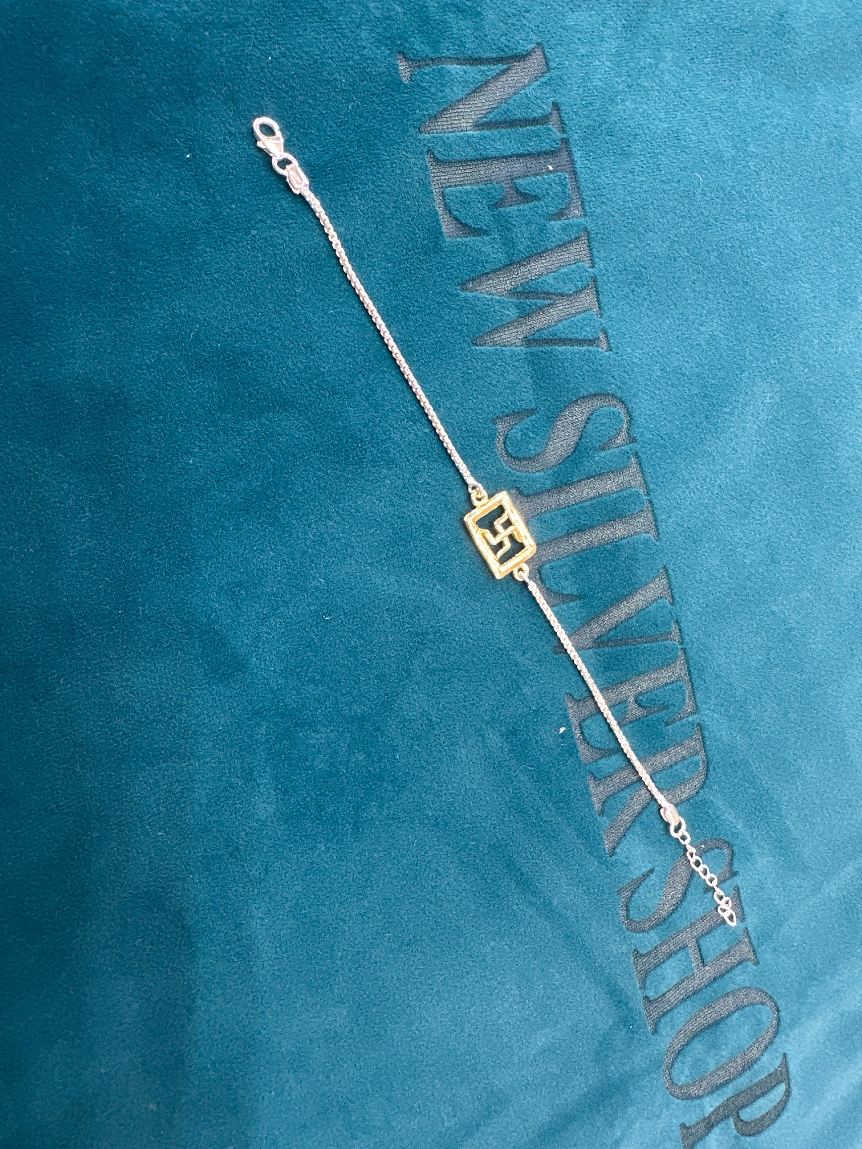 Silver Fancy Rakhi