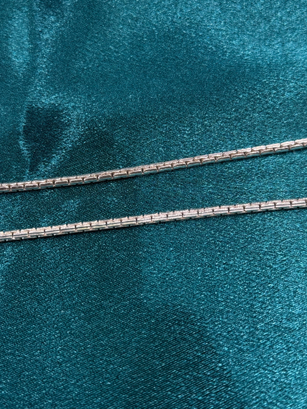 Kids silver plain anklets (6-9 year old)