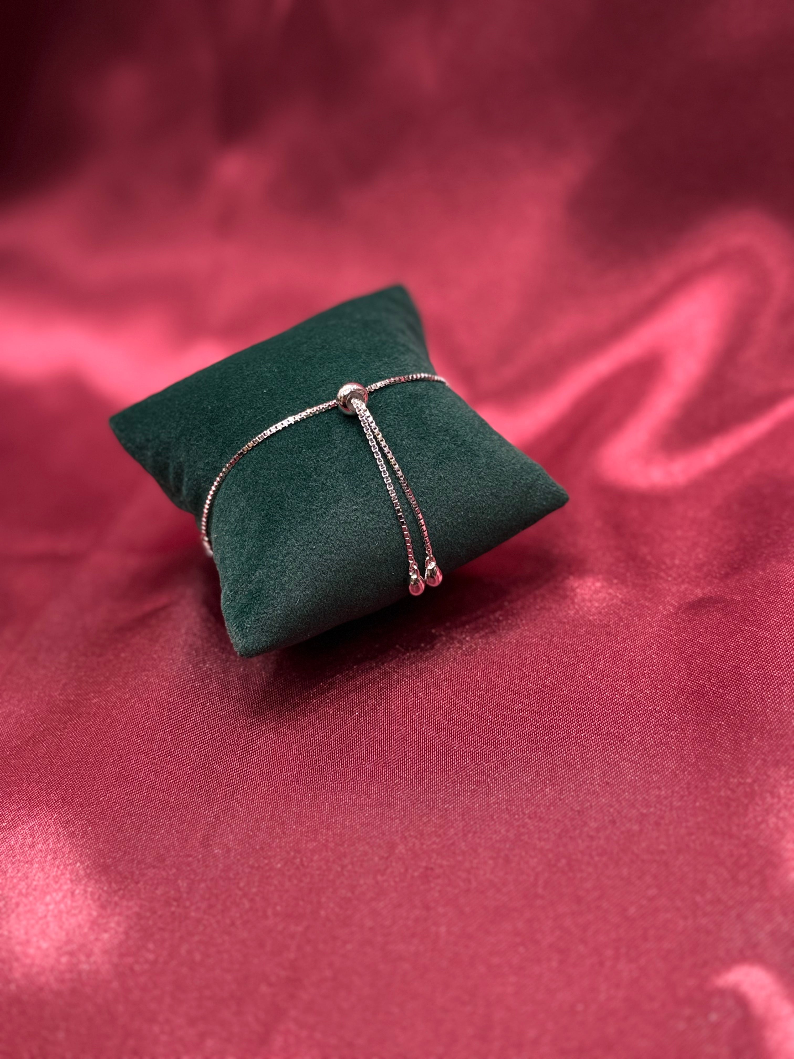 Fancy silver infinity tennis bracelet CZ diamond