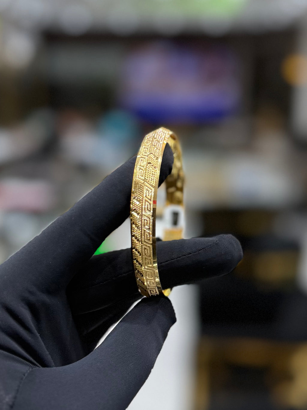 22K Gold Men’s CNC Kara