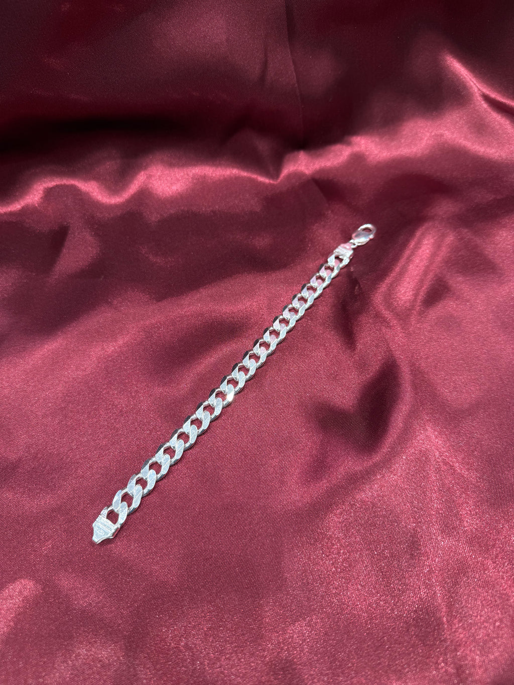 Men’s Cuban link 925 silver bracelet (11mm)