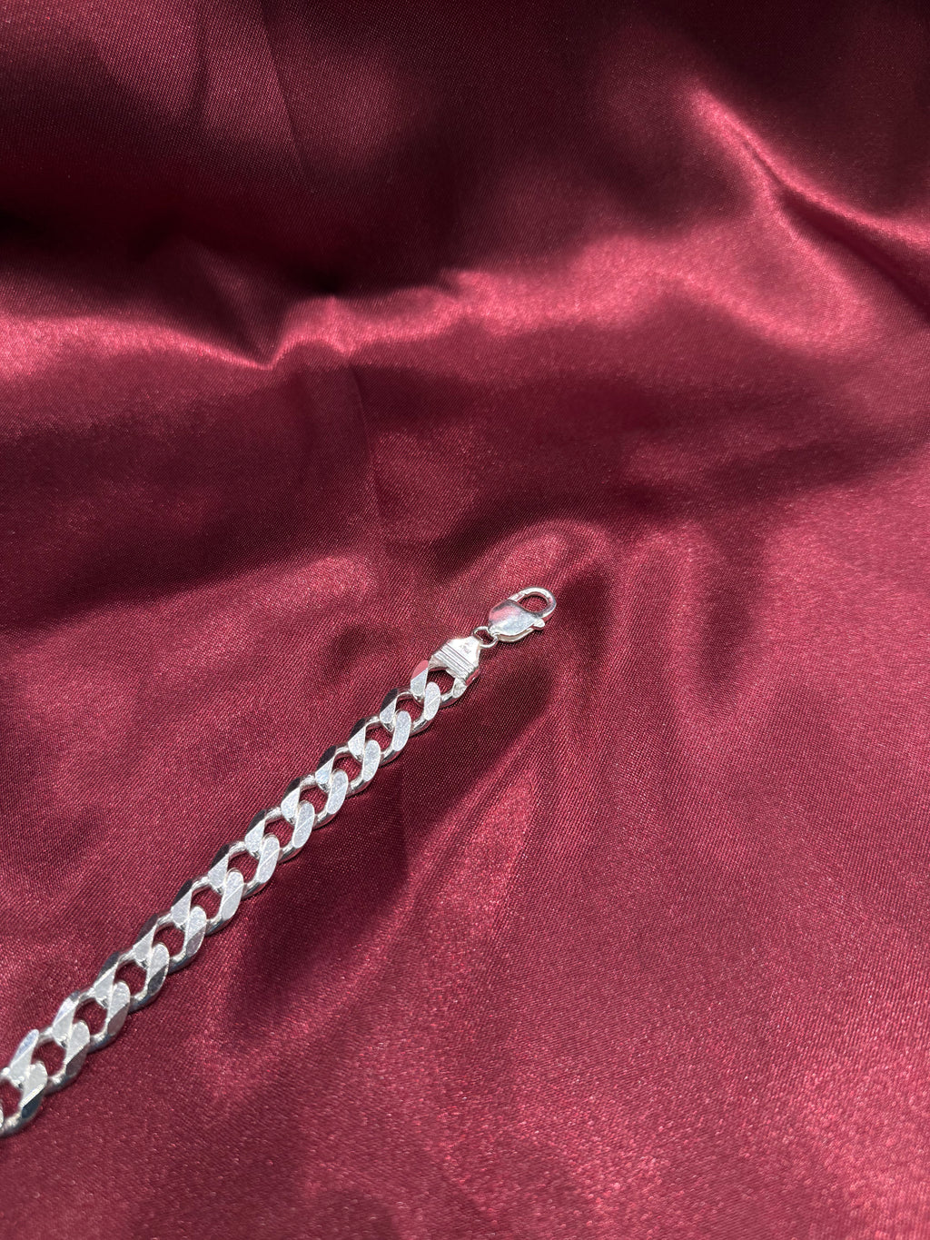 Men’s Cuban link 925 silver bracelet (11mm)
