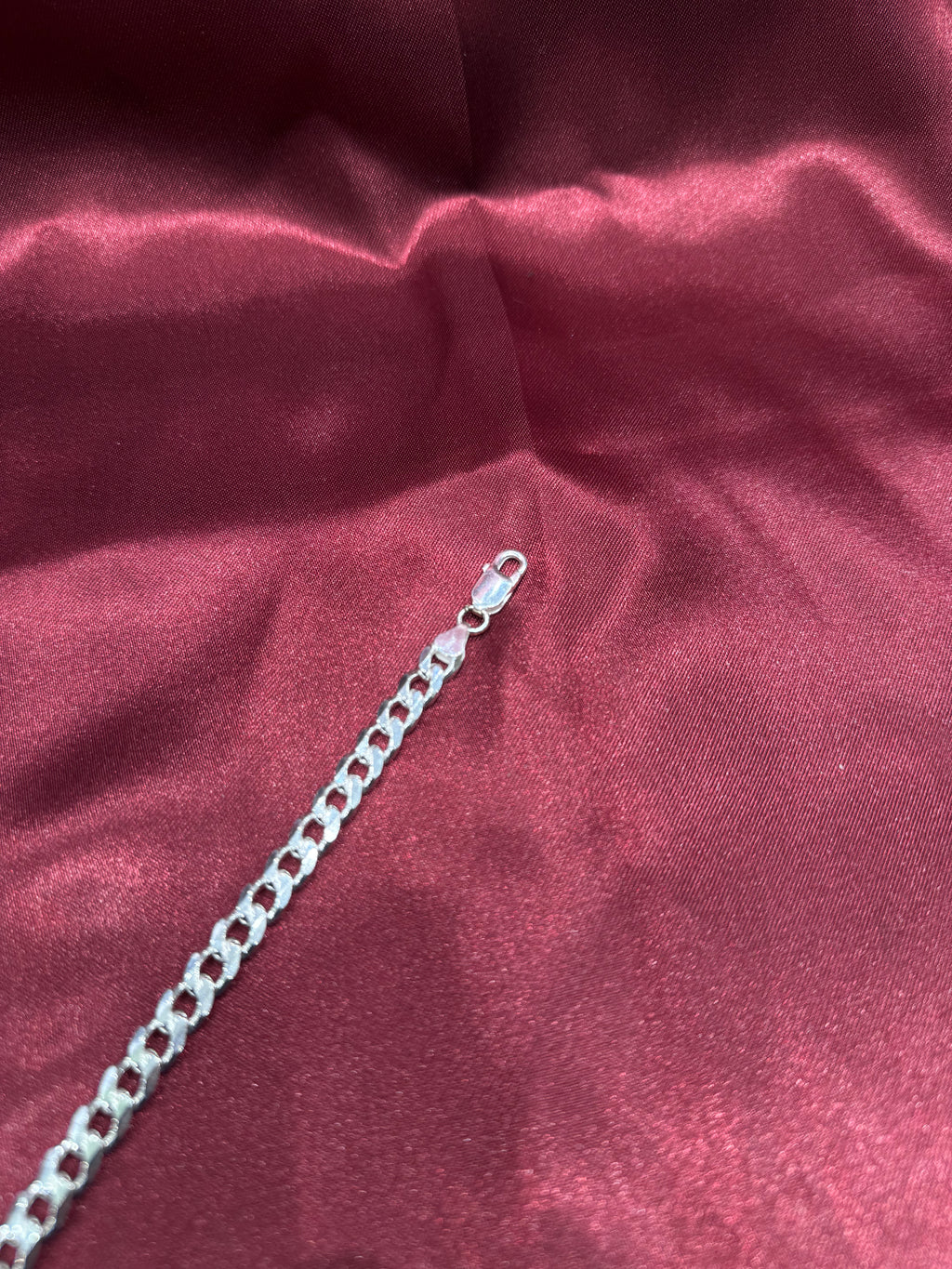 Men’s Cuban link 925 silver bracelet (6mm)