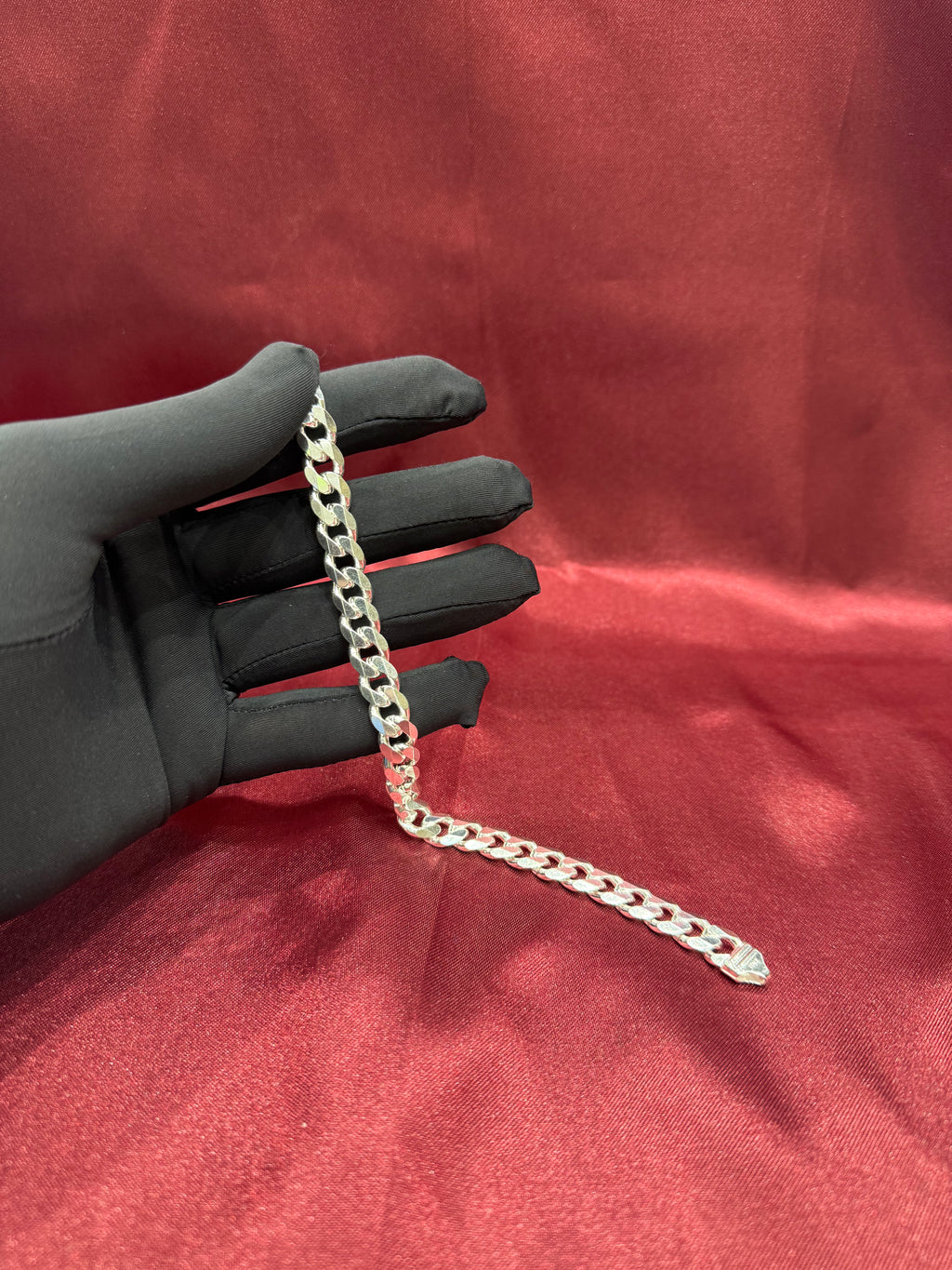Men’s Cuban link 925 silver bracelet (9mm)